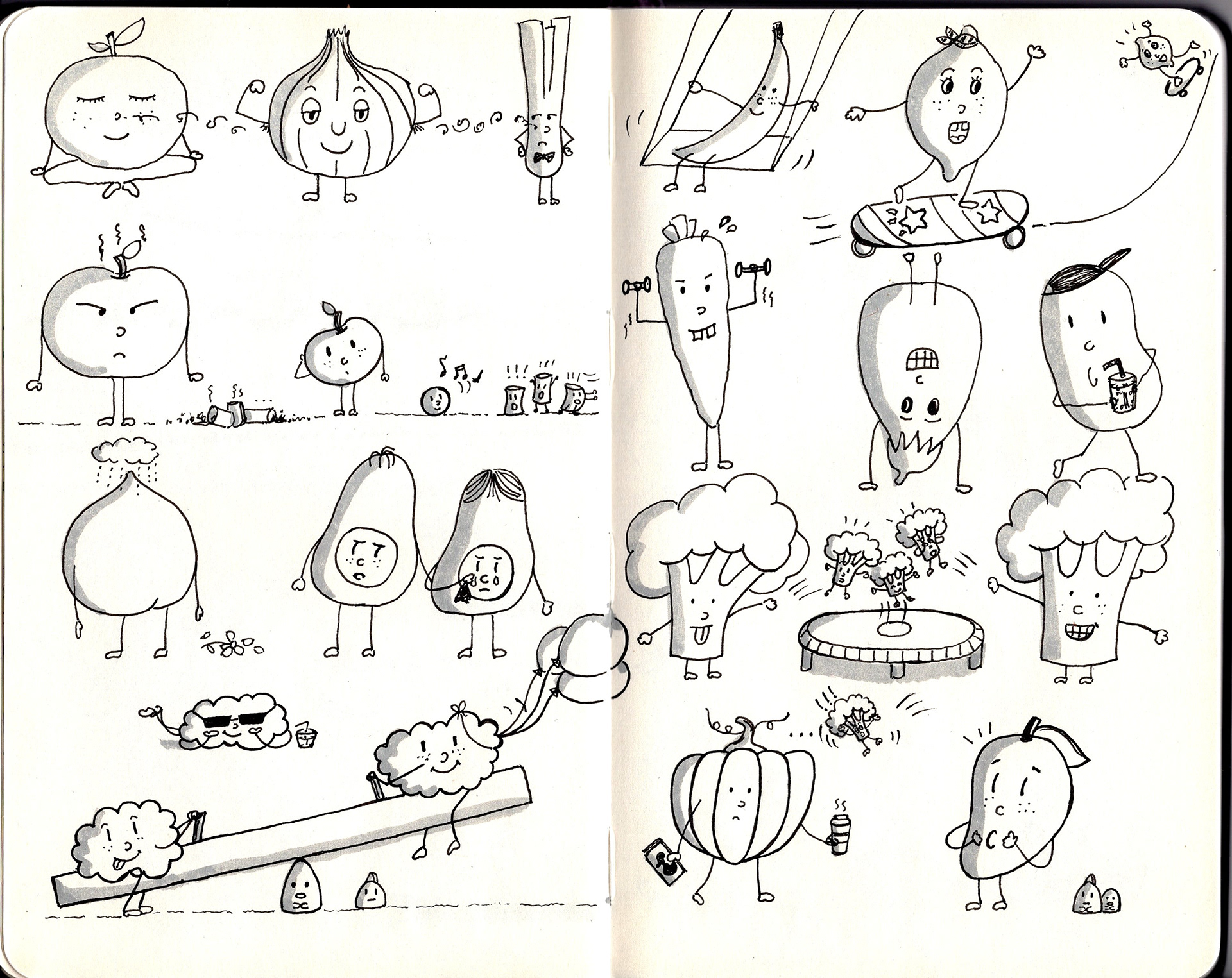 What Are Fruits and Vegetables Doing When We Are Sleeping?