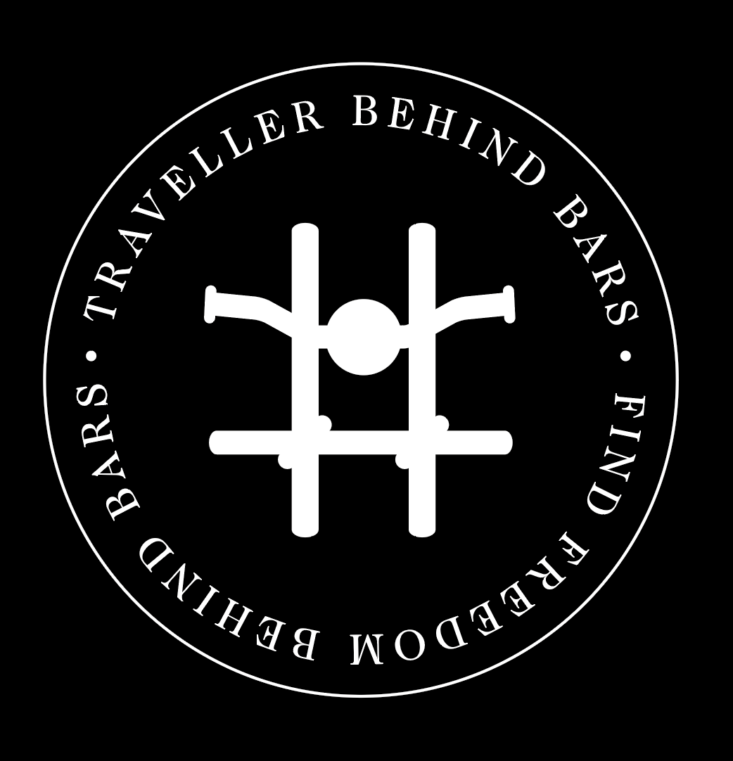 traveller behind bars