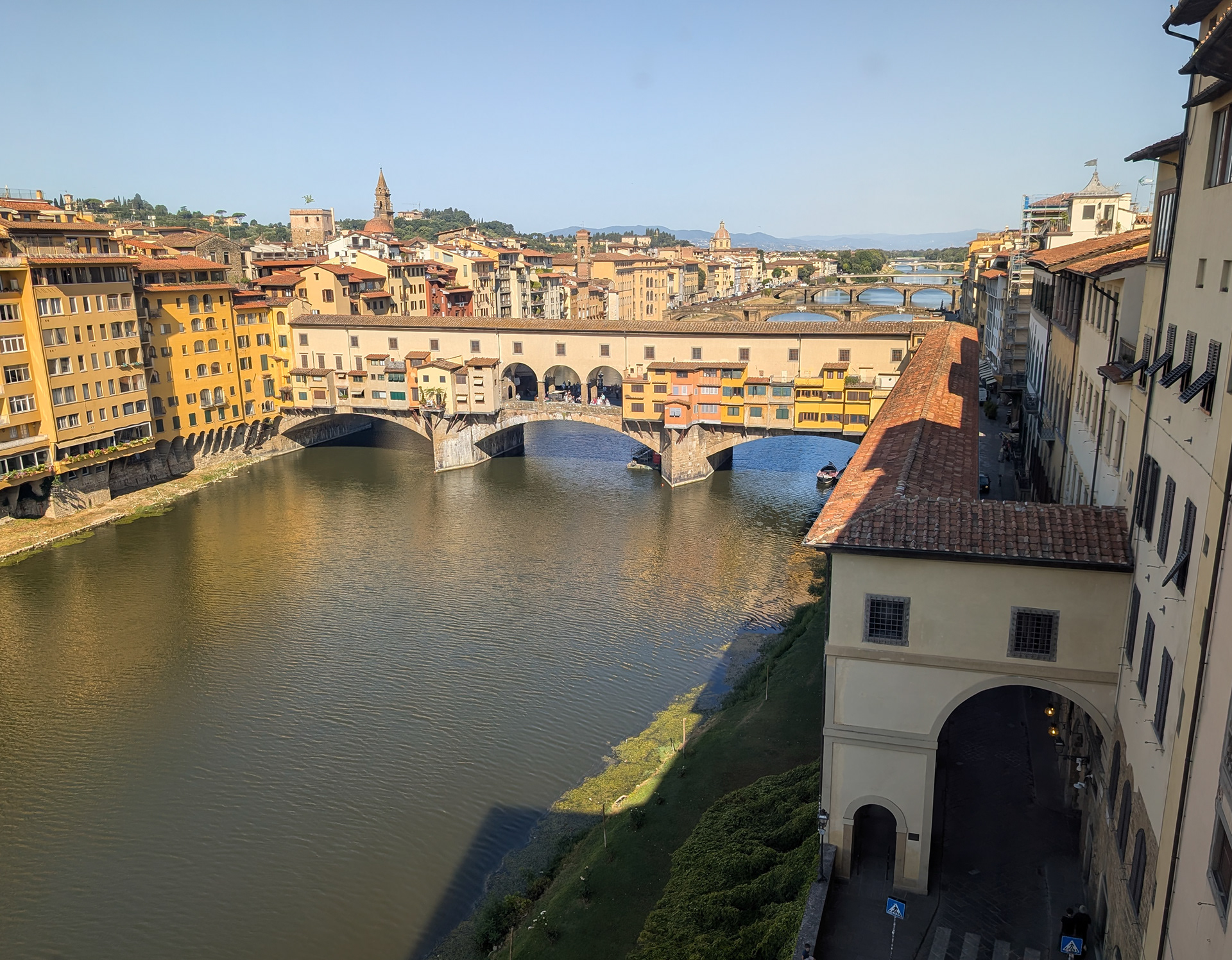 Ponte Vecchio from Uffizi Gallery