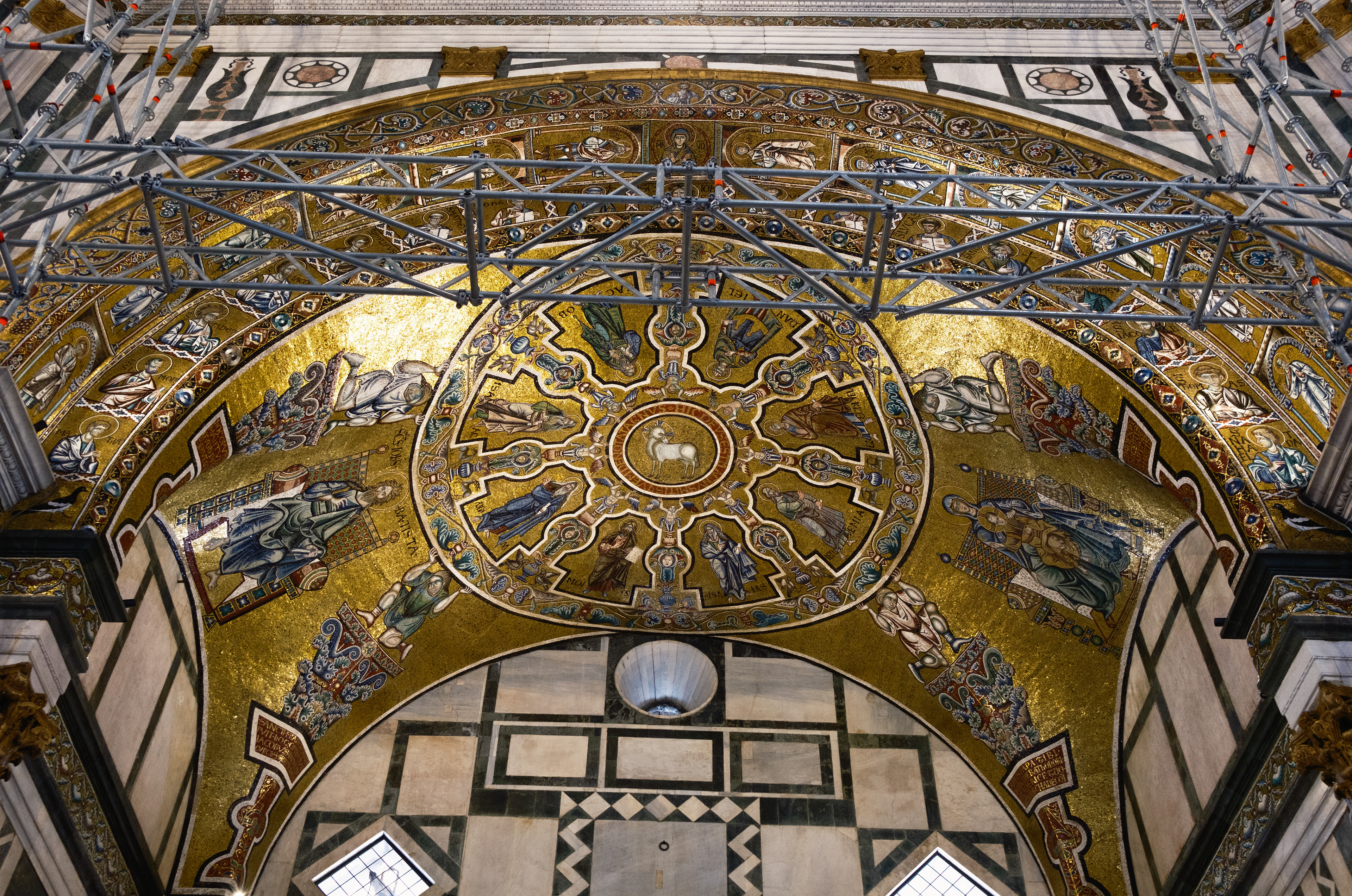Inside the Bapistery