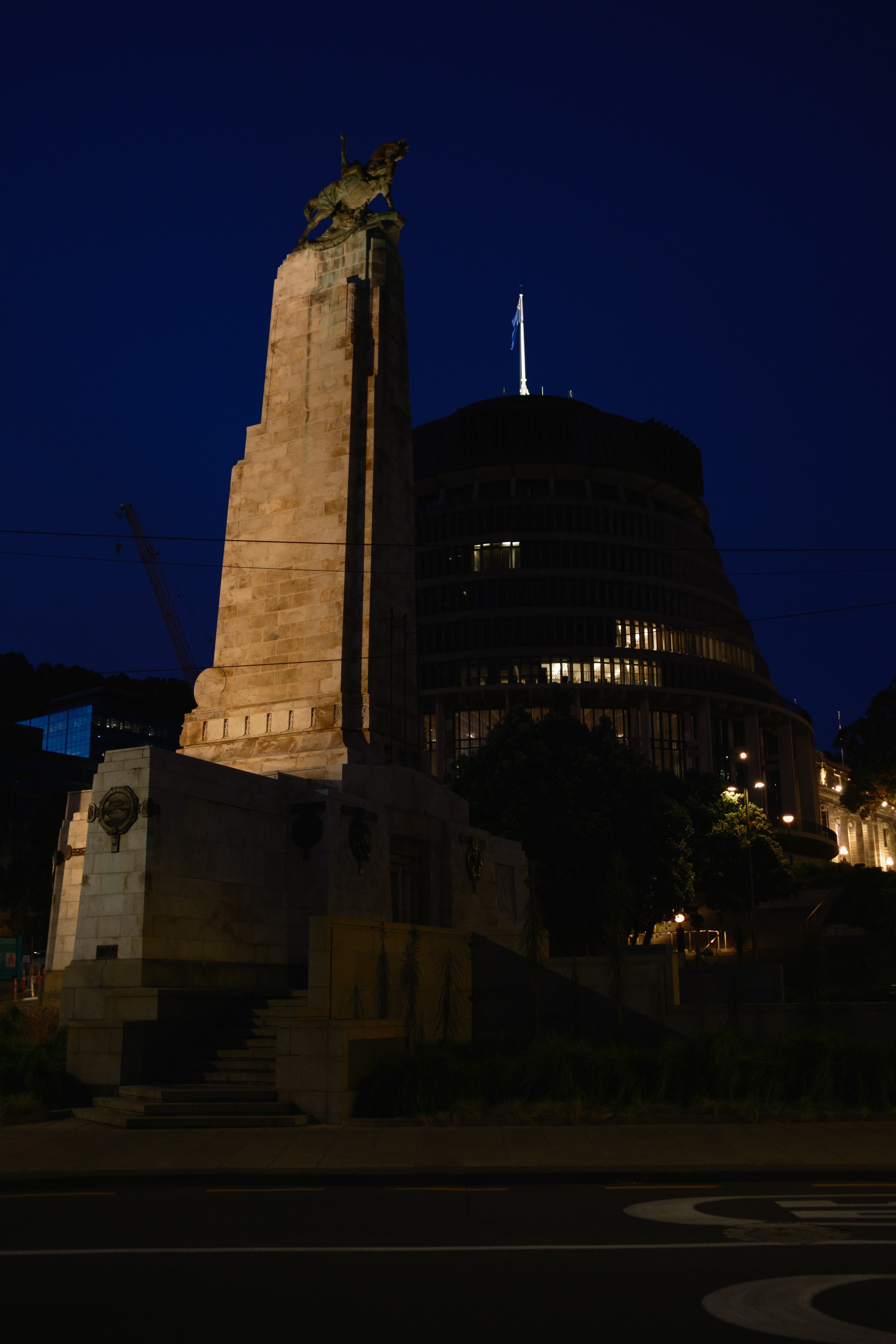  Wellington Cenotaph and the Beehive