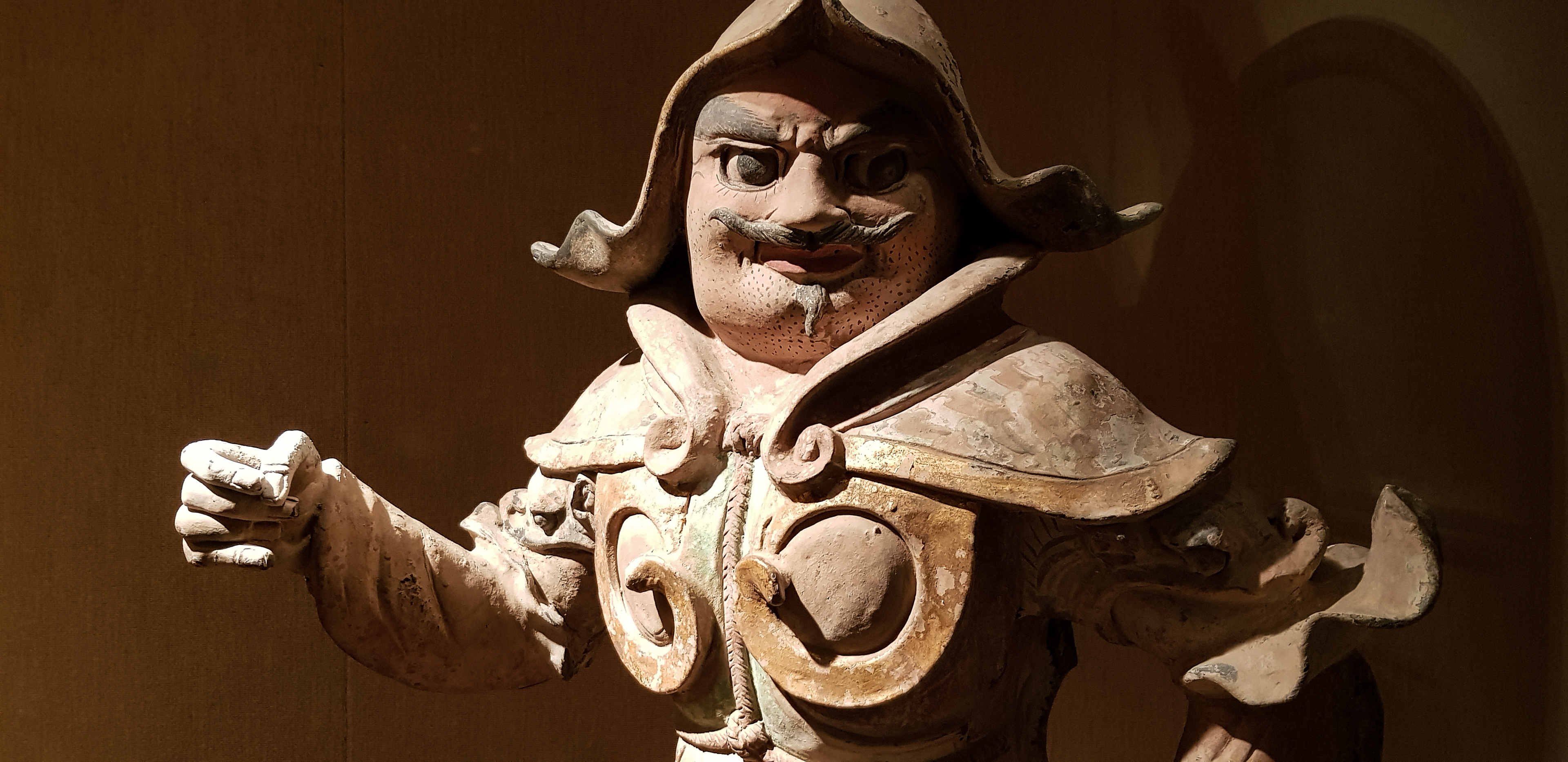 Tang Dynasty tomb guardian, Metropolitan Museum of Art