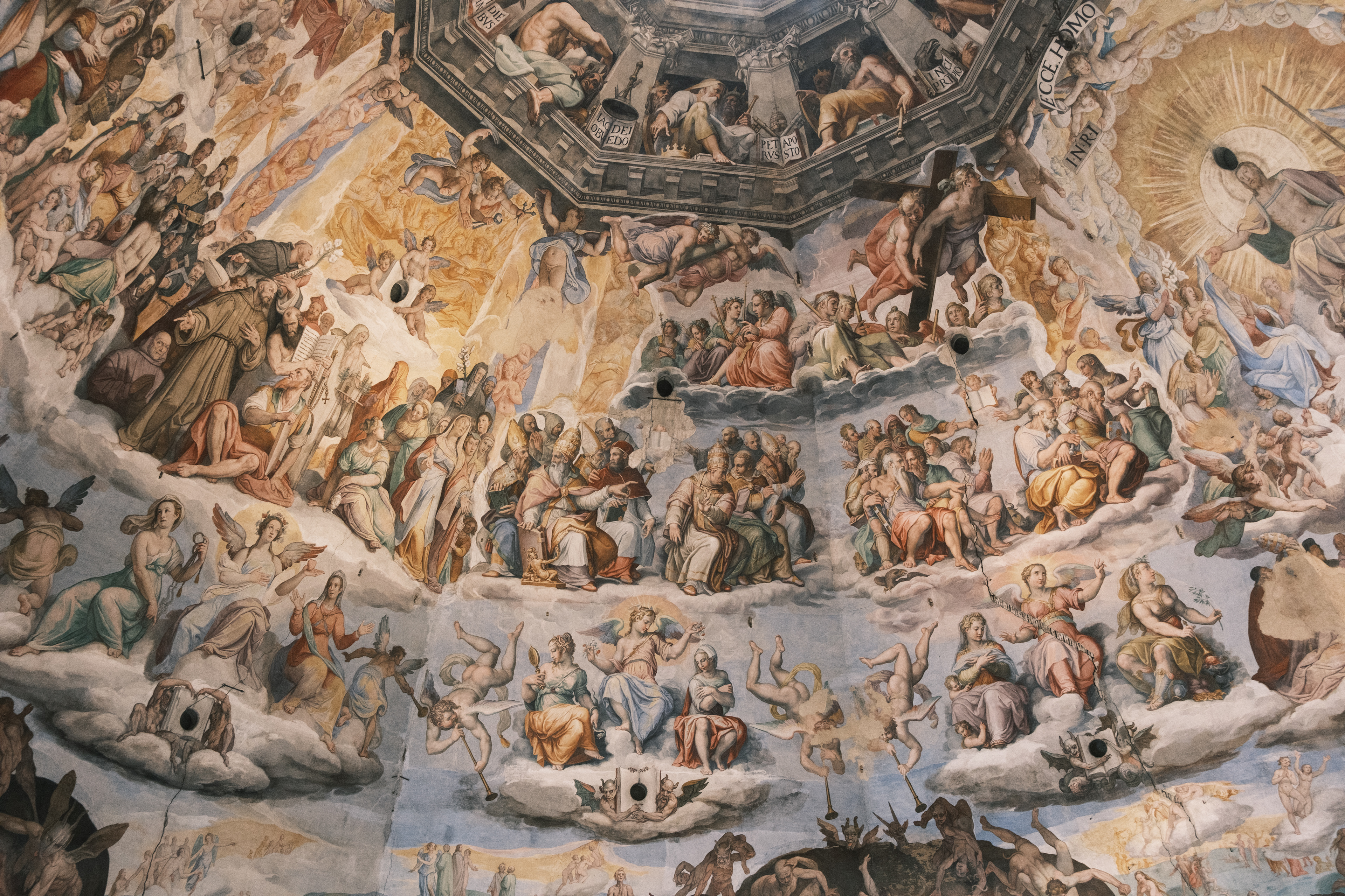 The Last Judgment fresco, inside Brunelleschi's Dome 