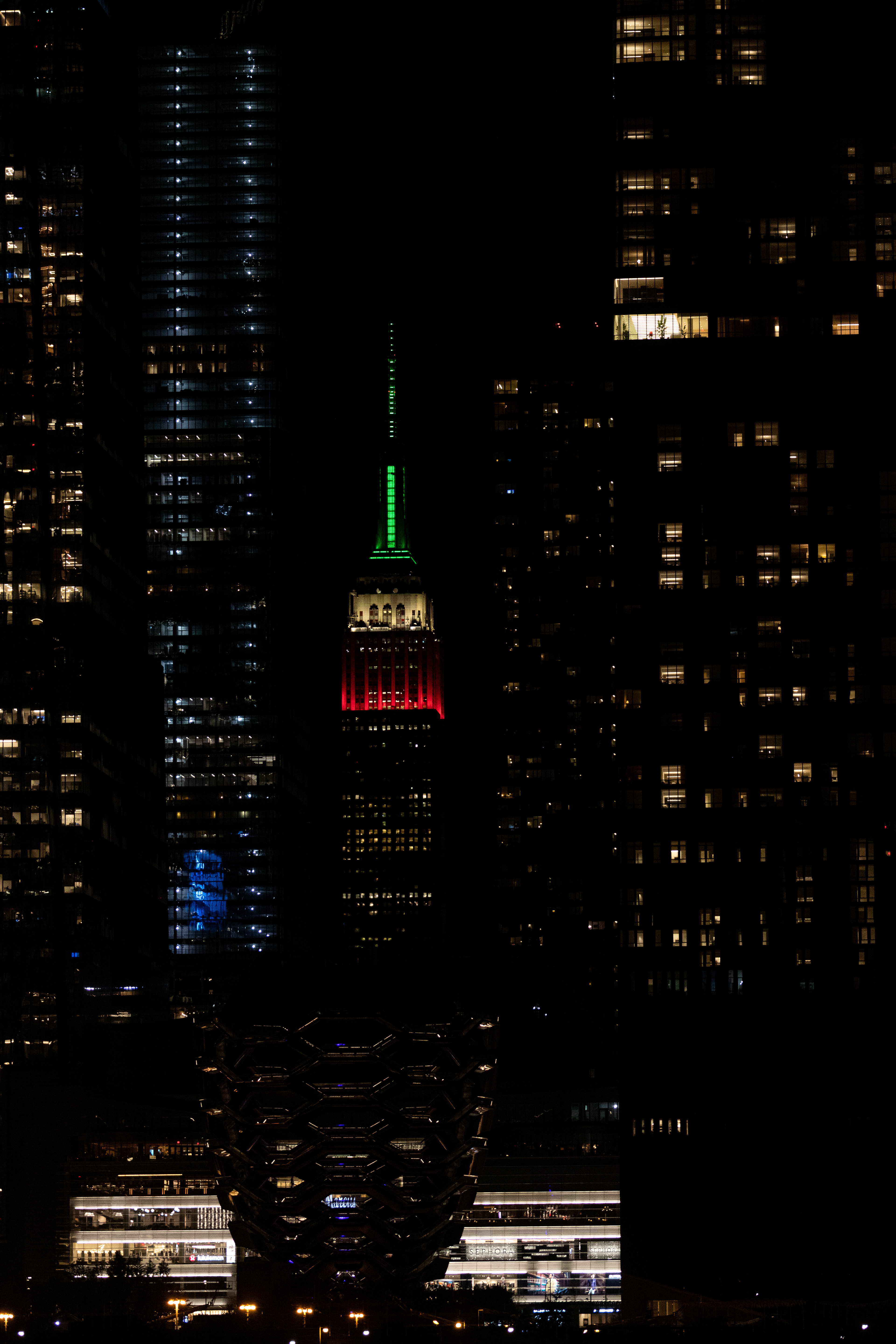 From the Hudson at night