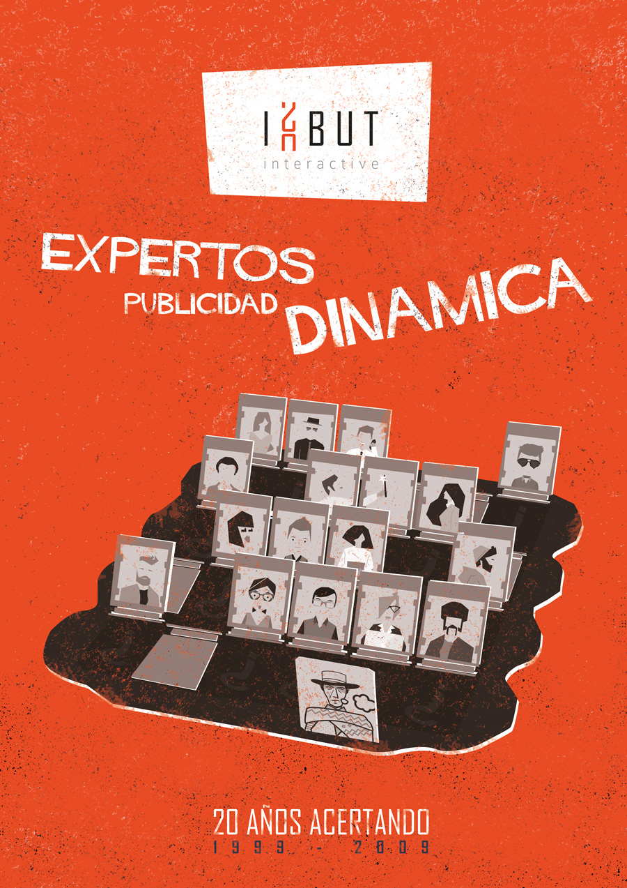 Cartel 20 Aniversario de la empresa (Saul Bass style)