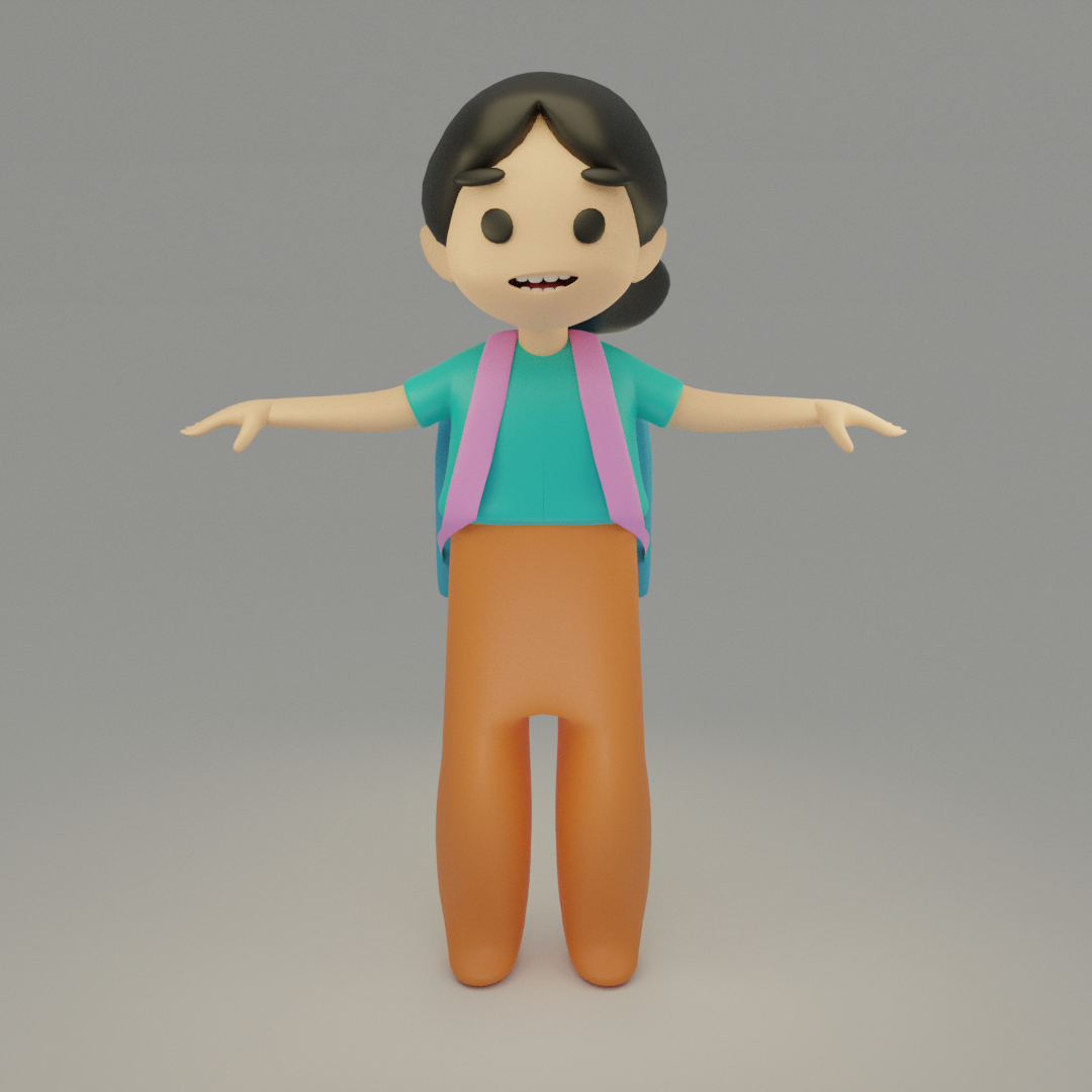 3D character maquette (Blender)