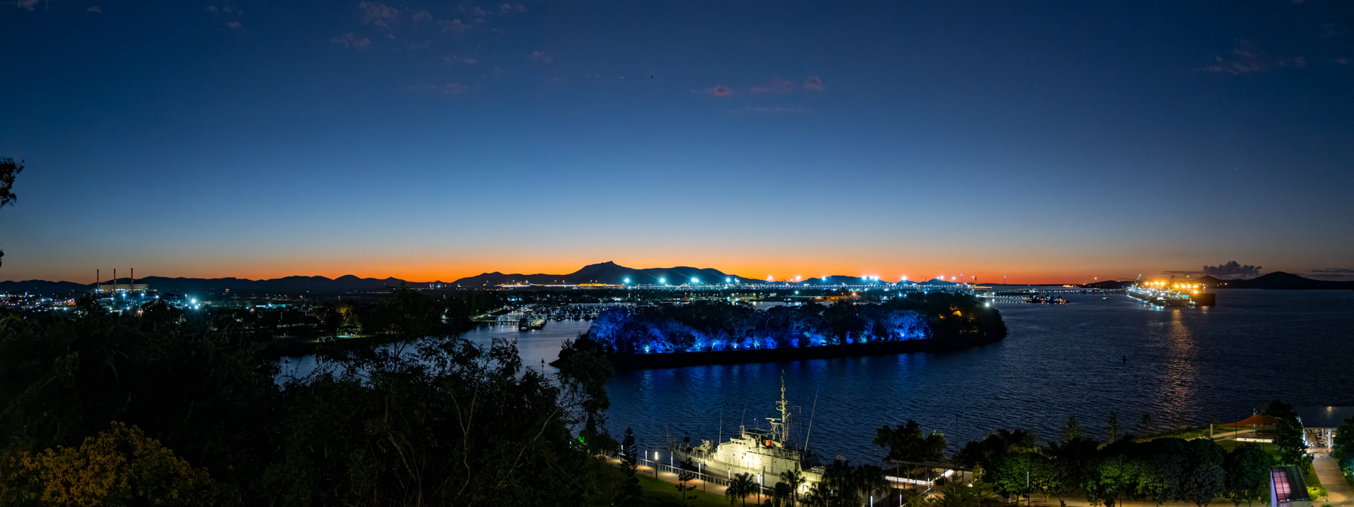 Sunset from the newly reopened Auckland Hill lookout