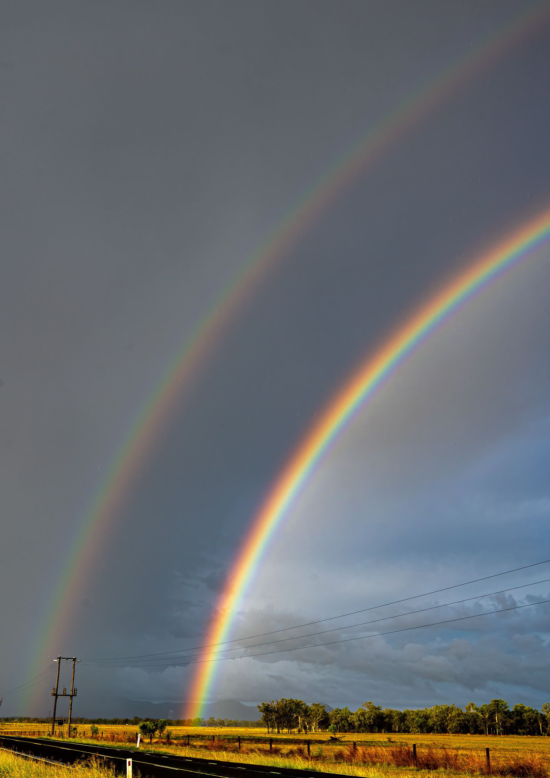 Double rainbow, just to the South of Rockhampton