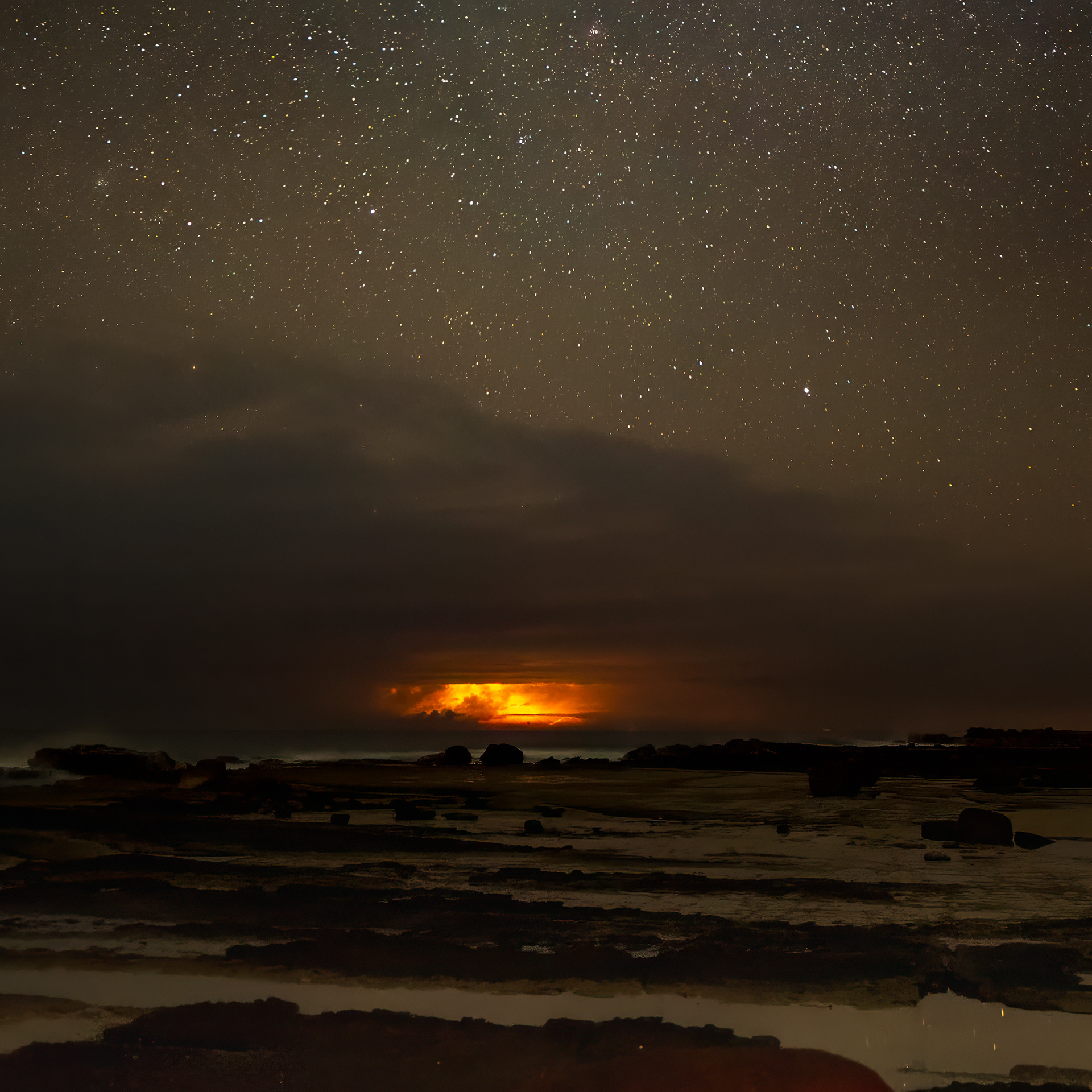 Storm out to sea, Point Cartwright