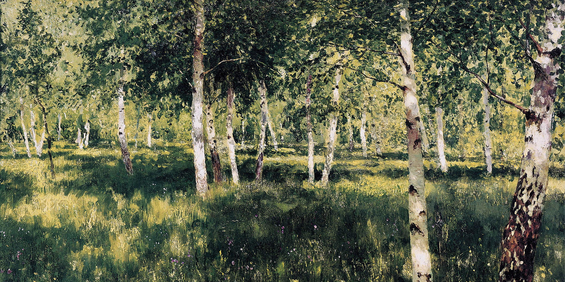 Исаак Левитан “Березовая роща” 1889 г.