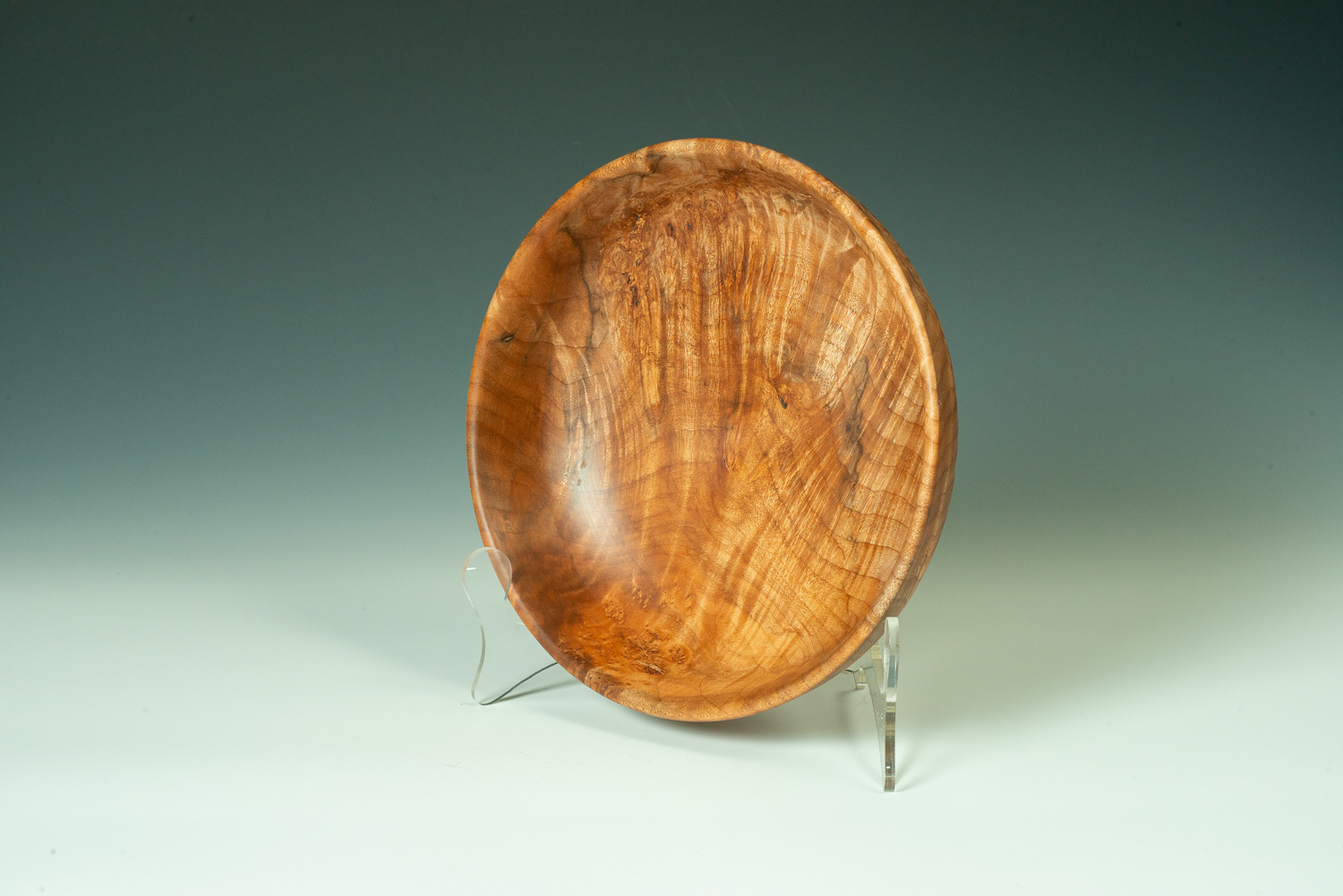 SOLD Curly Big Leaf Maple serving platter - 9 1/4" X 2 1/2"