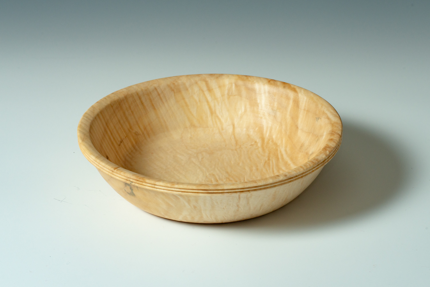 SOLD Curly Box Elder Bowl - 7 1/2 X 2"