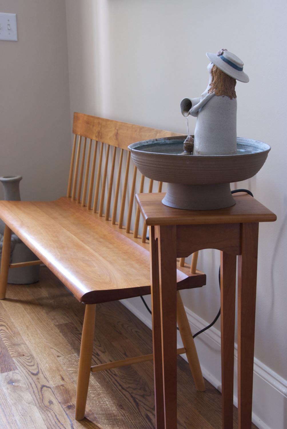 Cherry Bench, Plant Stand