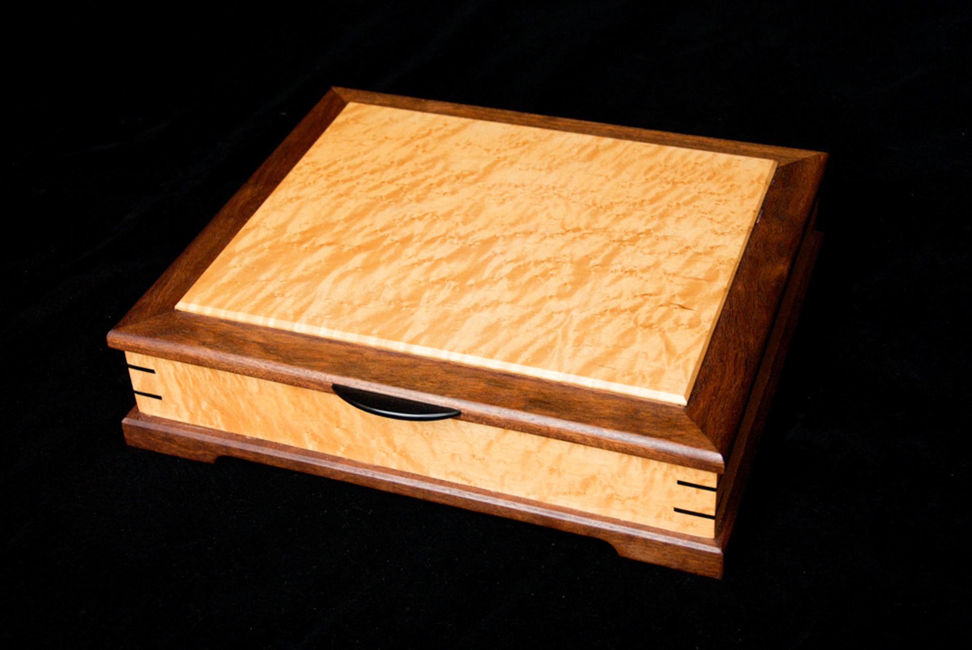 Figured Maple, Chechen, Ebony