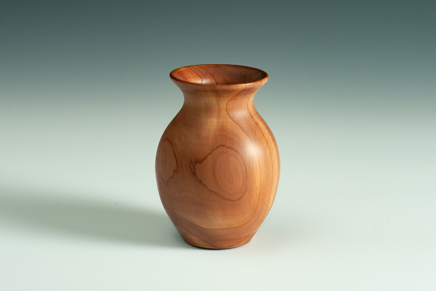 SOLD Red Cedar bud vase. 3 1/2" X 2 1/2"