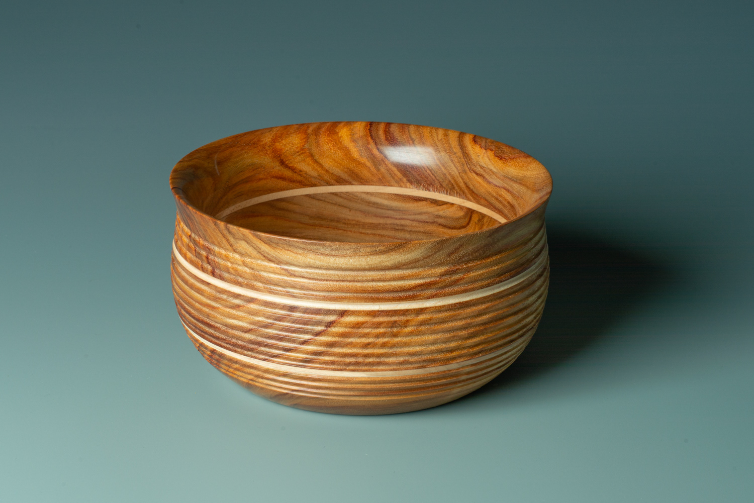 SOLD Canary wood (South America). 5 1/2" X 3"