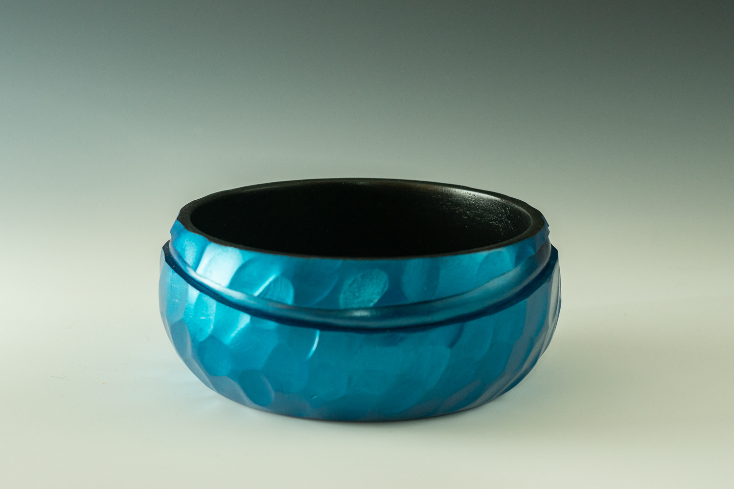 "Stormy Seas" Maple and pigments - 8" X 3 1/2" $210