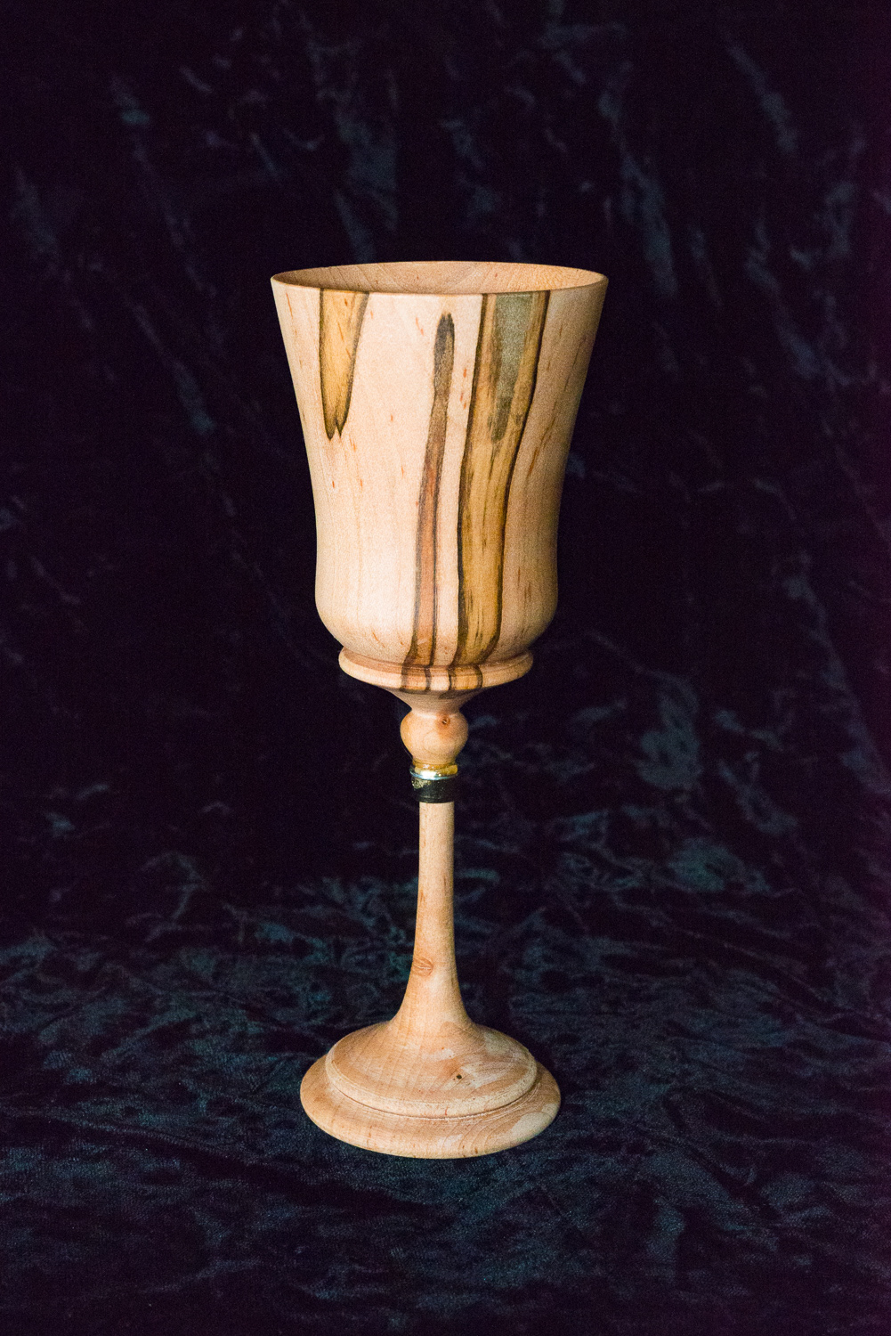 Ambrosia Maple goblet - 7" x 2 1/2" - $55