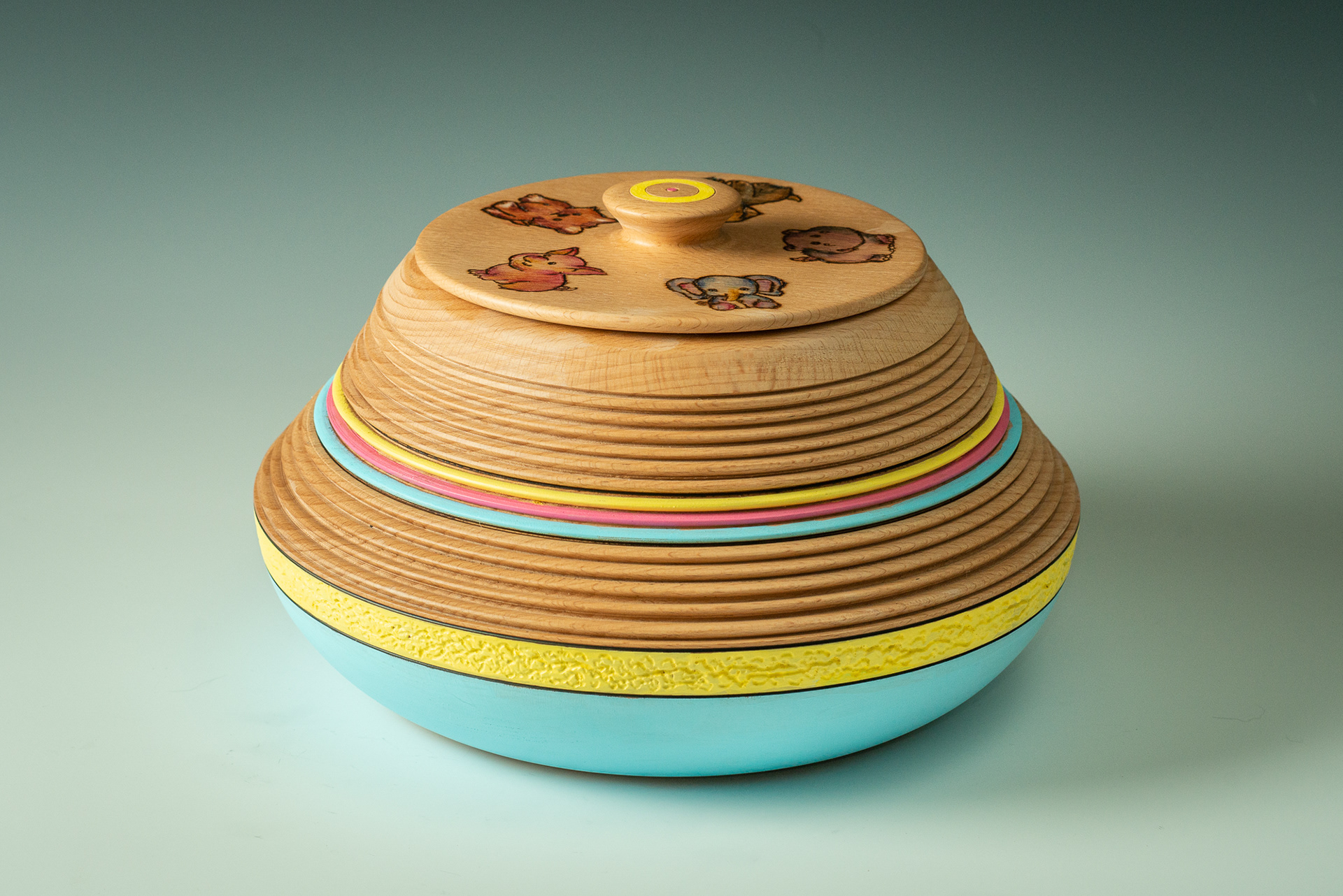 Cookie Jar - 11" X 7" - European Beech - NFS