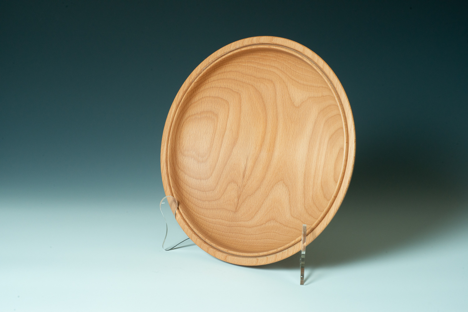 European Beech Platter - 11" X 1 3/4" - (Walnut Oil finish) $65