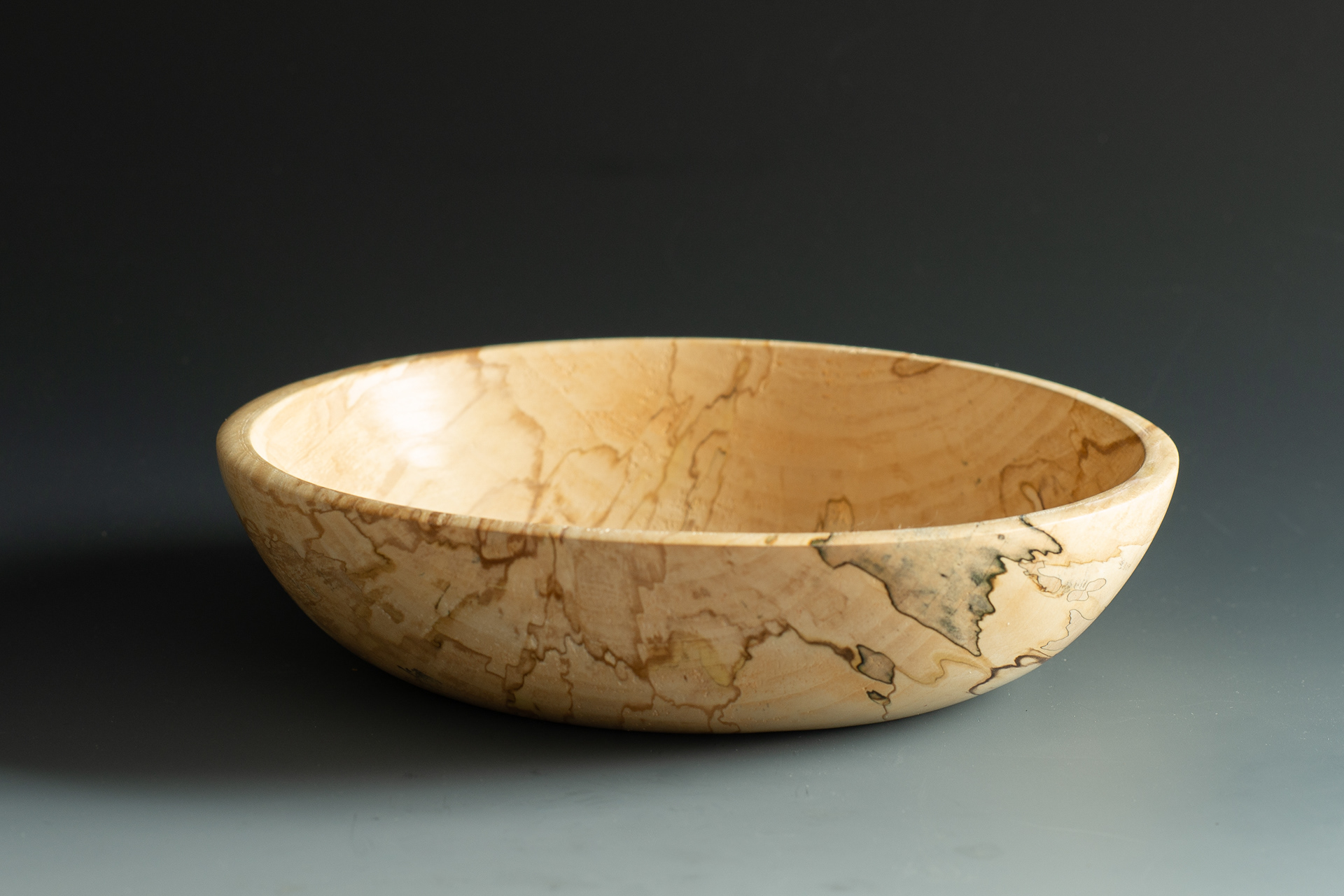 Spalted Maple bowl - 8" x 2" $65