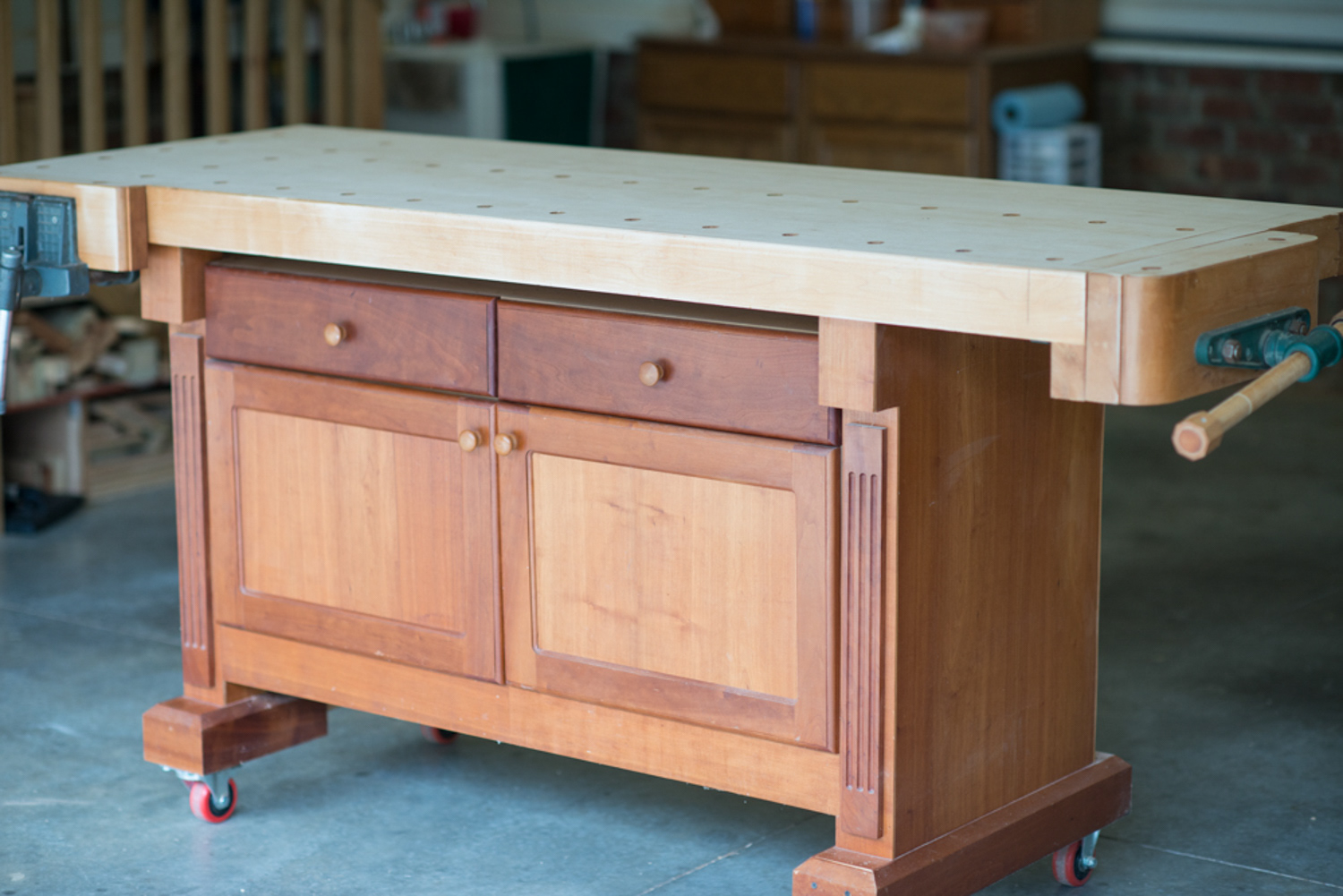 Maple, Cherry Workbench