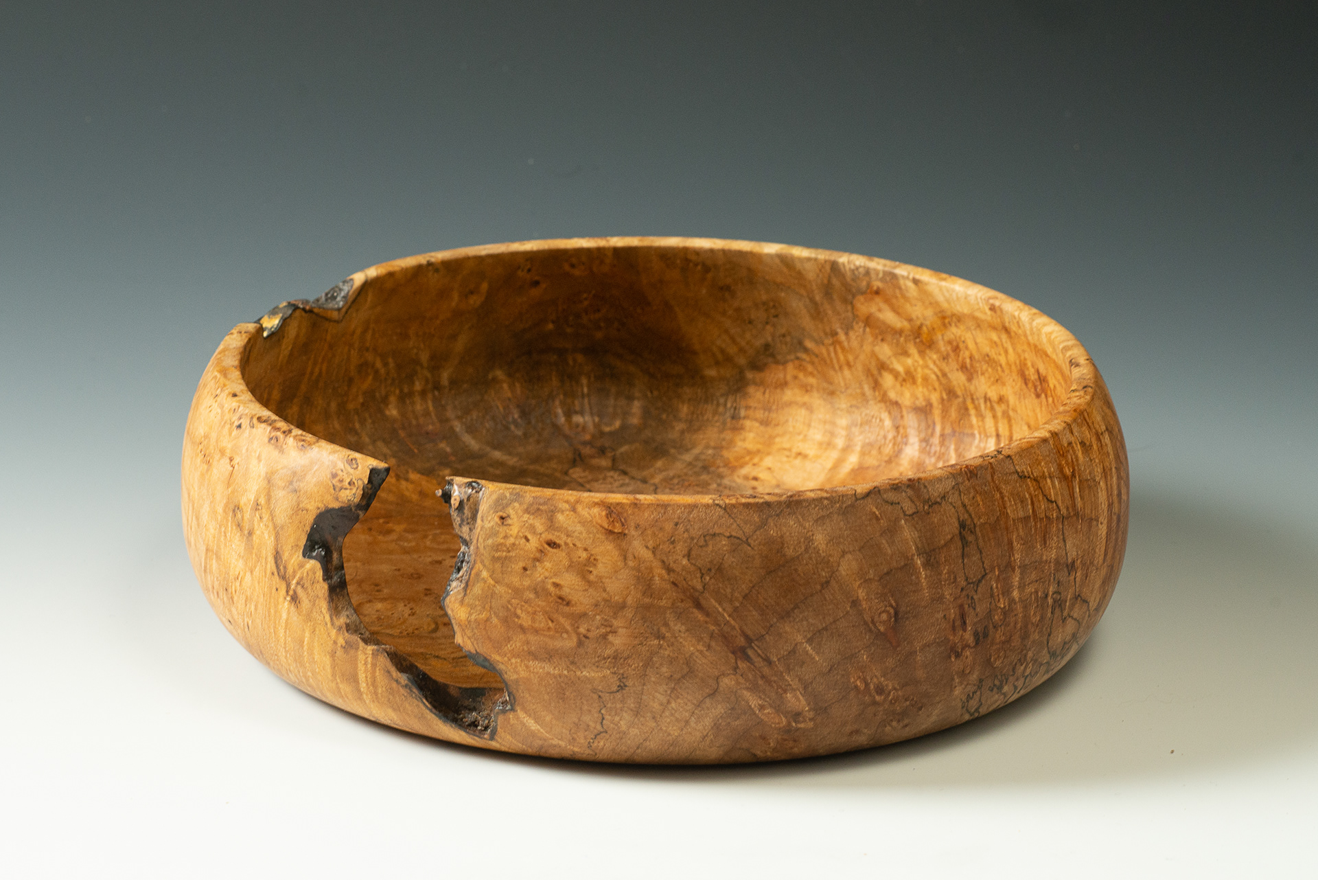 Big Leaf Maple Burl bowl - 9 1/2" X 3" - $125