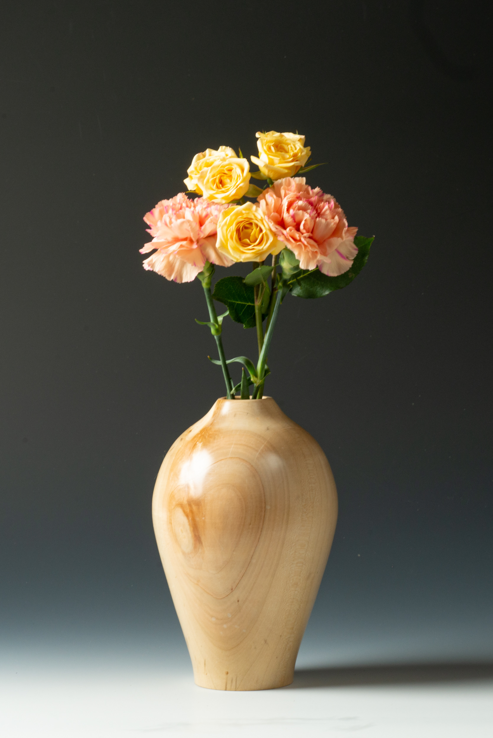 Maple vase - 7 1'2" X 4 1/2" - $75