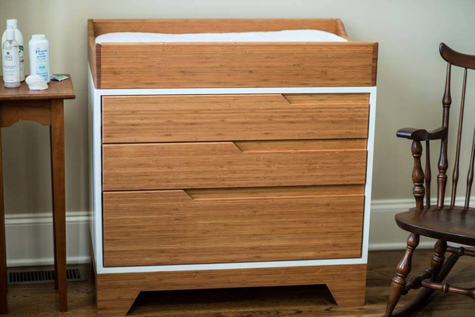 Bamboo Dresser & Changing Table
