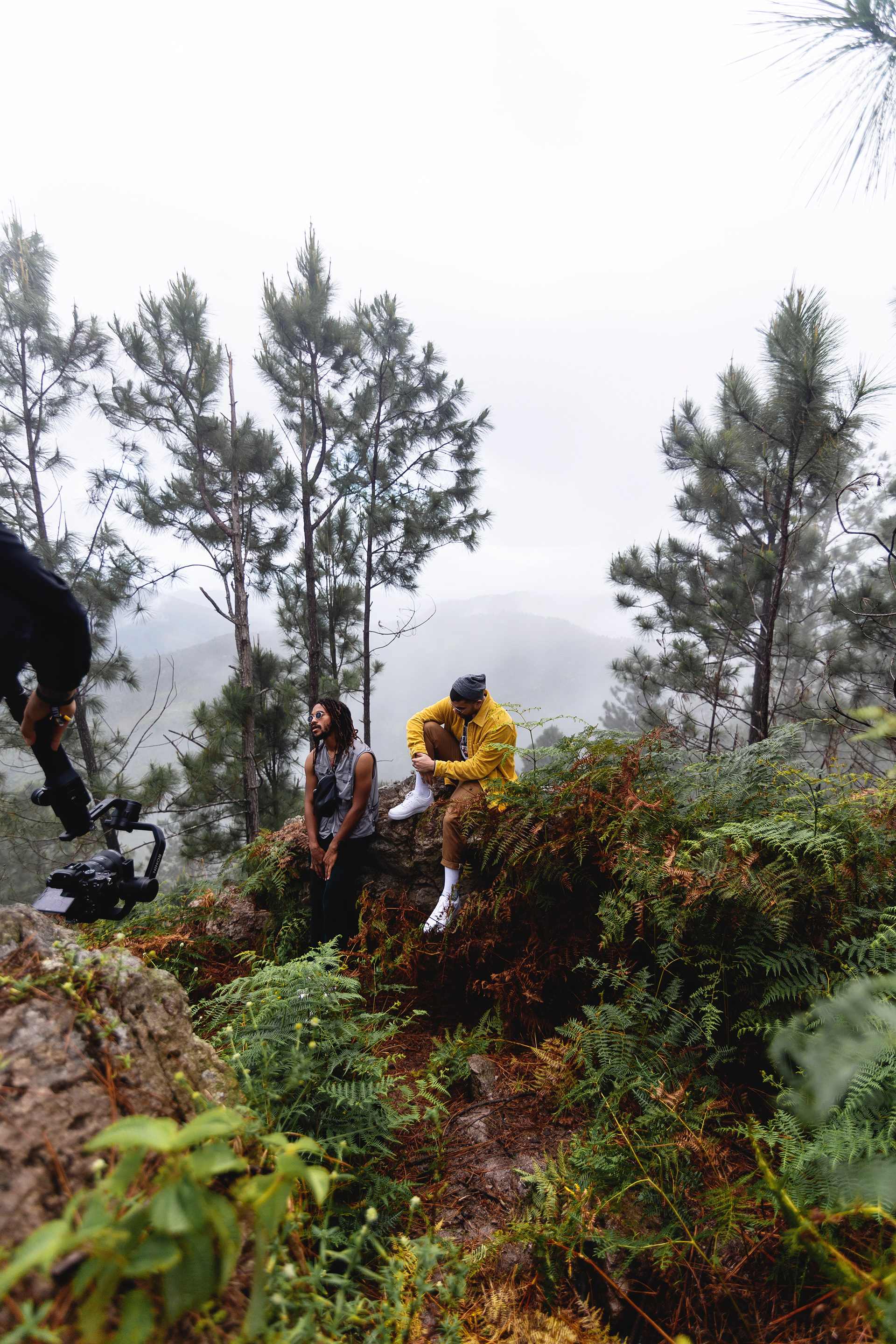 BTS para video de Cometta