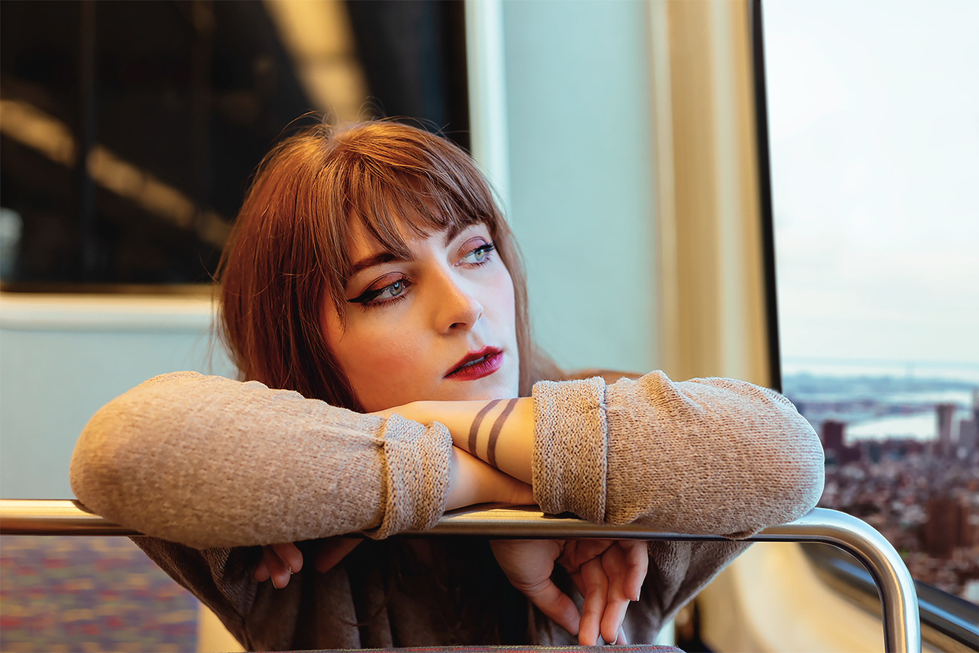 Train rides with Mariangela Sierra