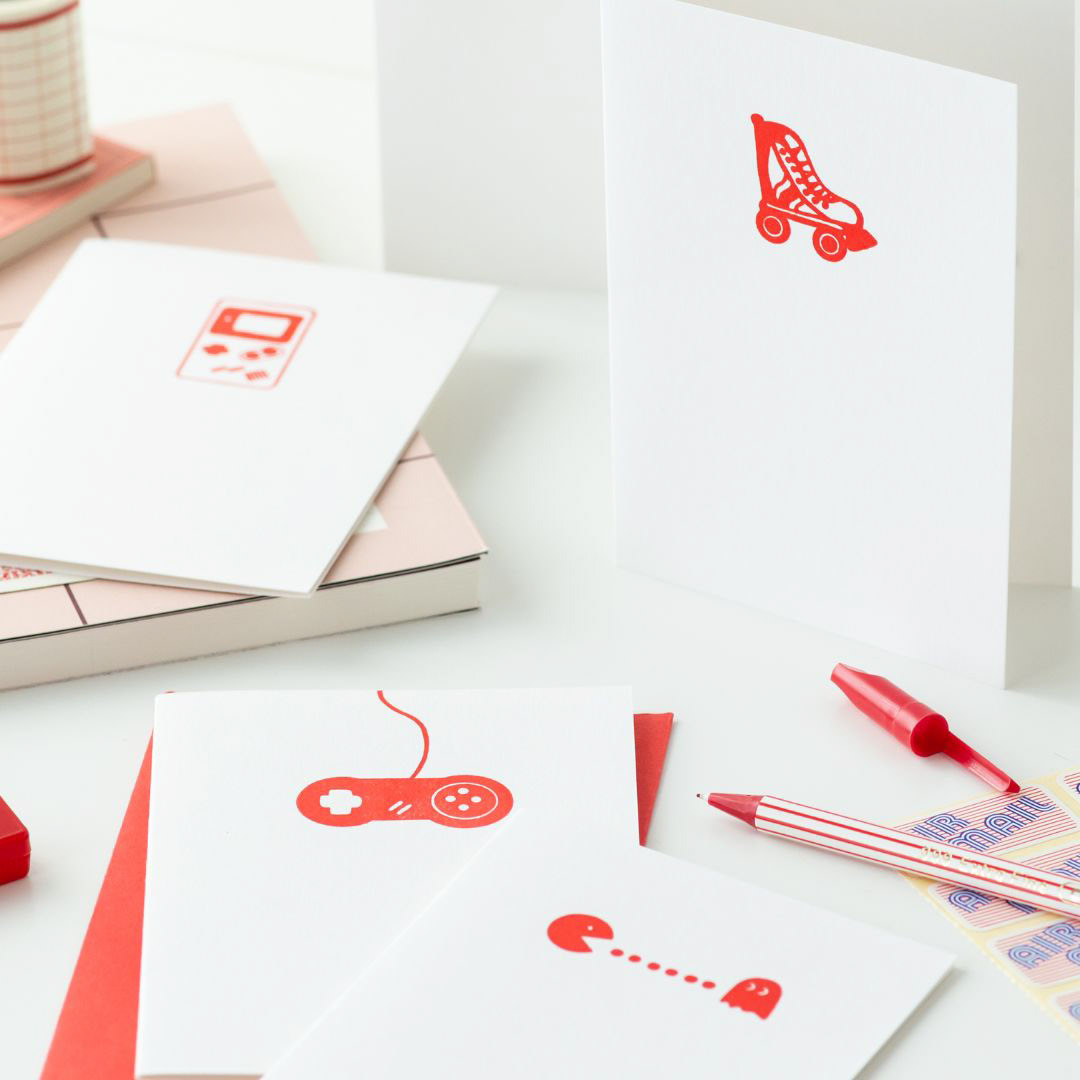 Retro Stationery: Roller Skate