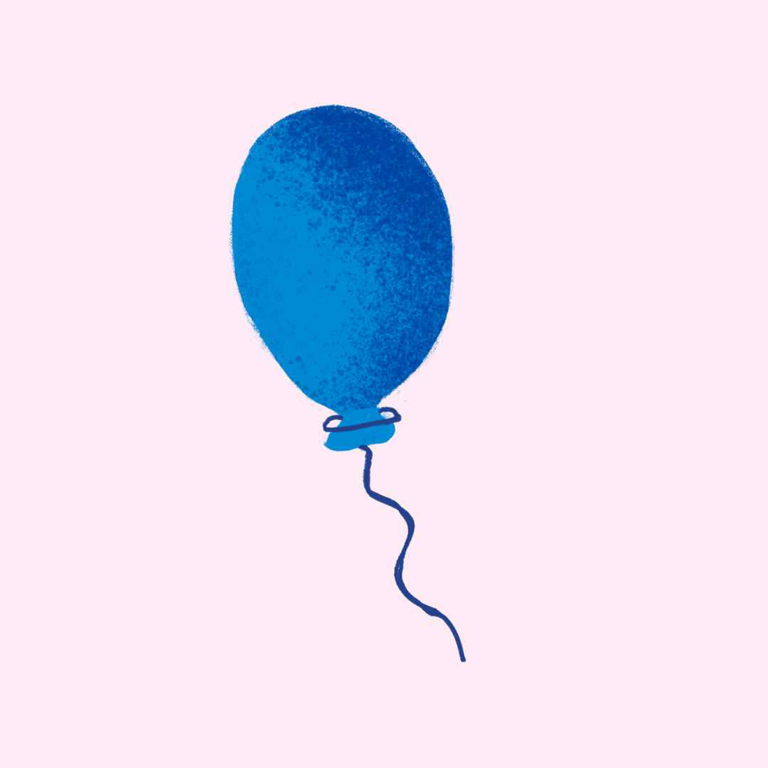 Retro Birthday Balloon