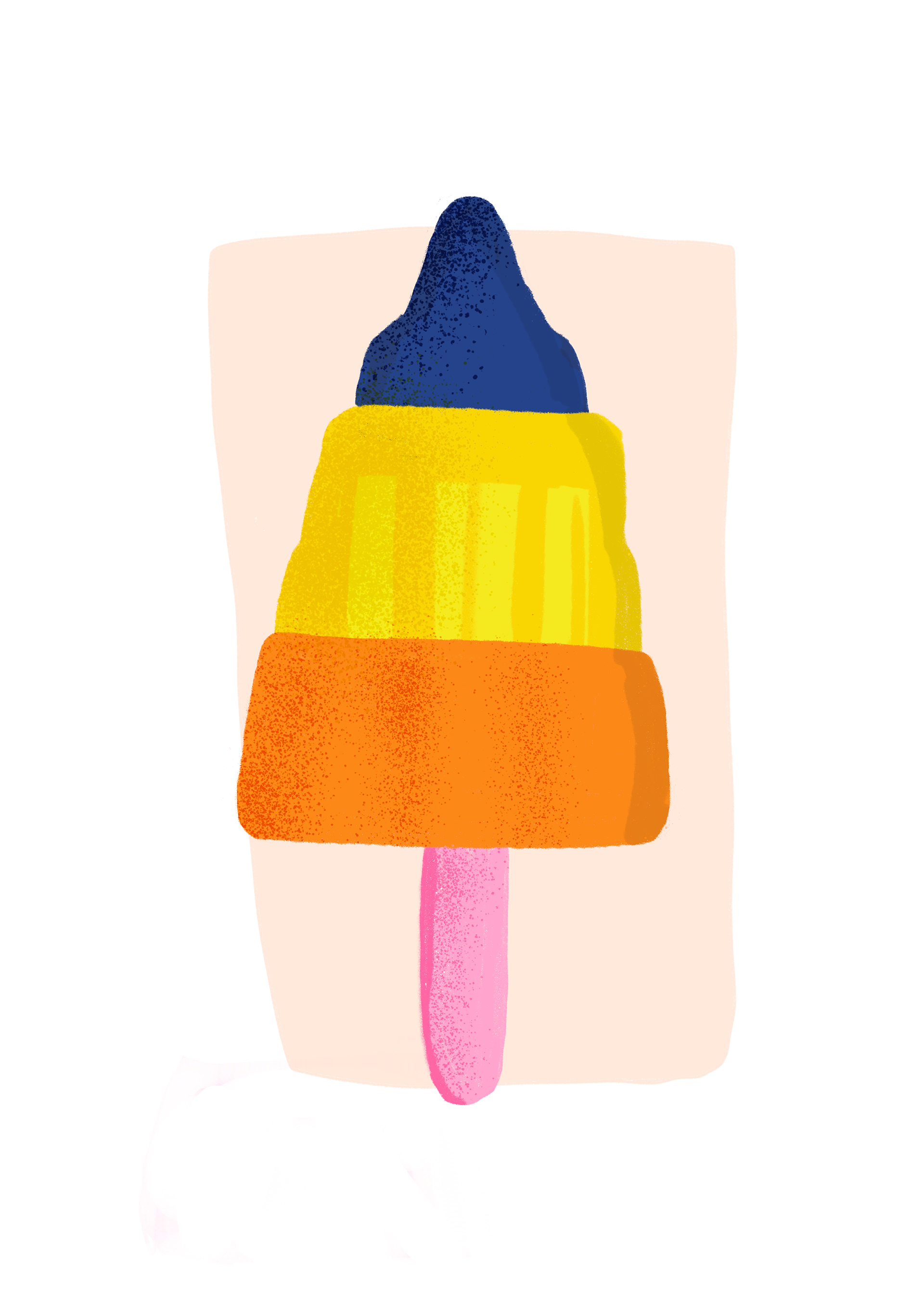 Retro Rocket Ice Lolly