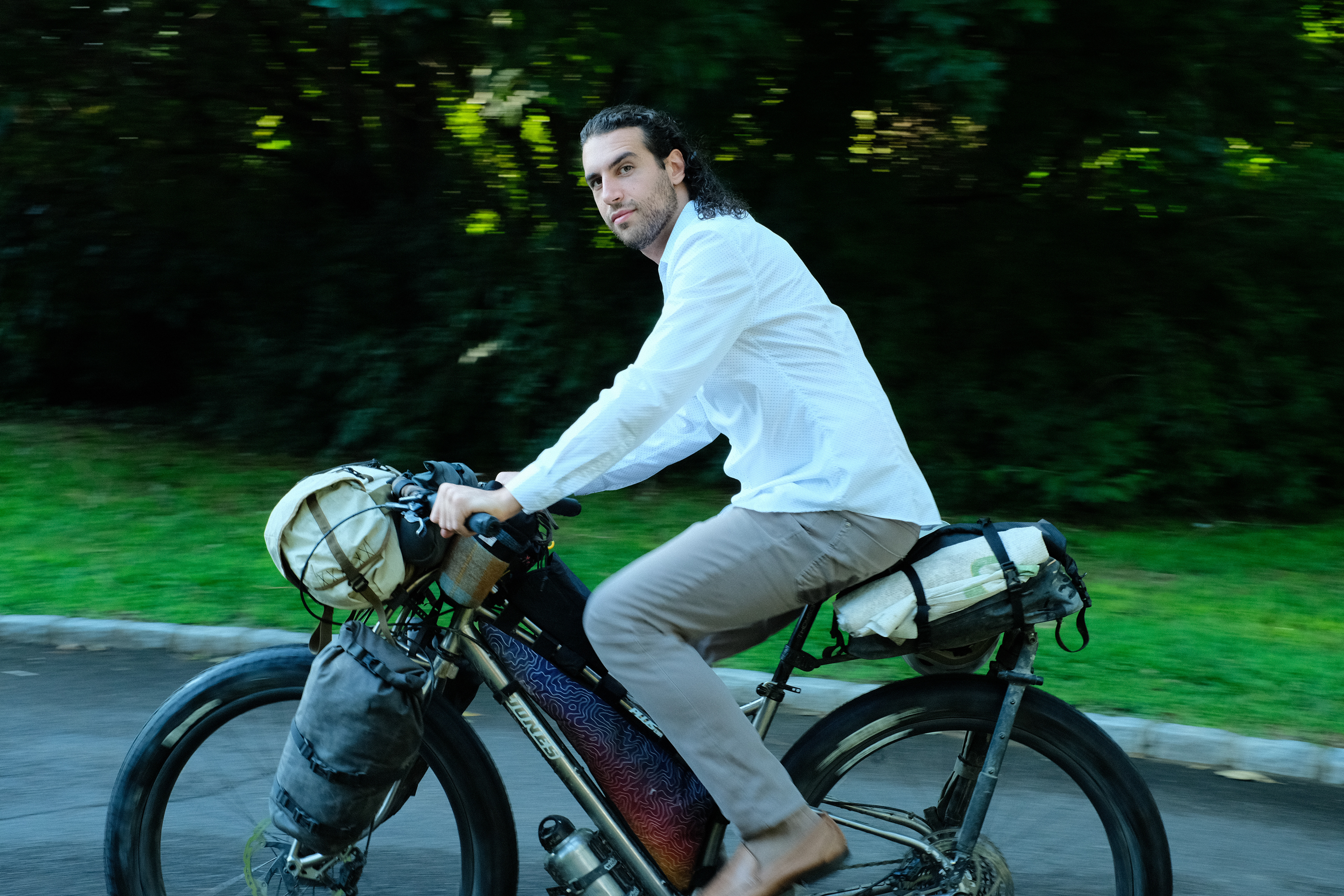 Adam, bike-adventurer-to-be