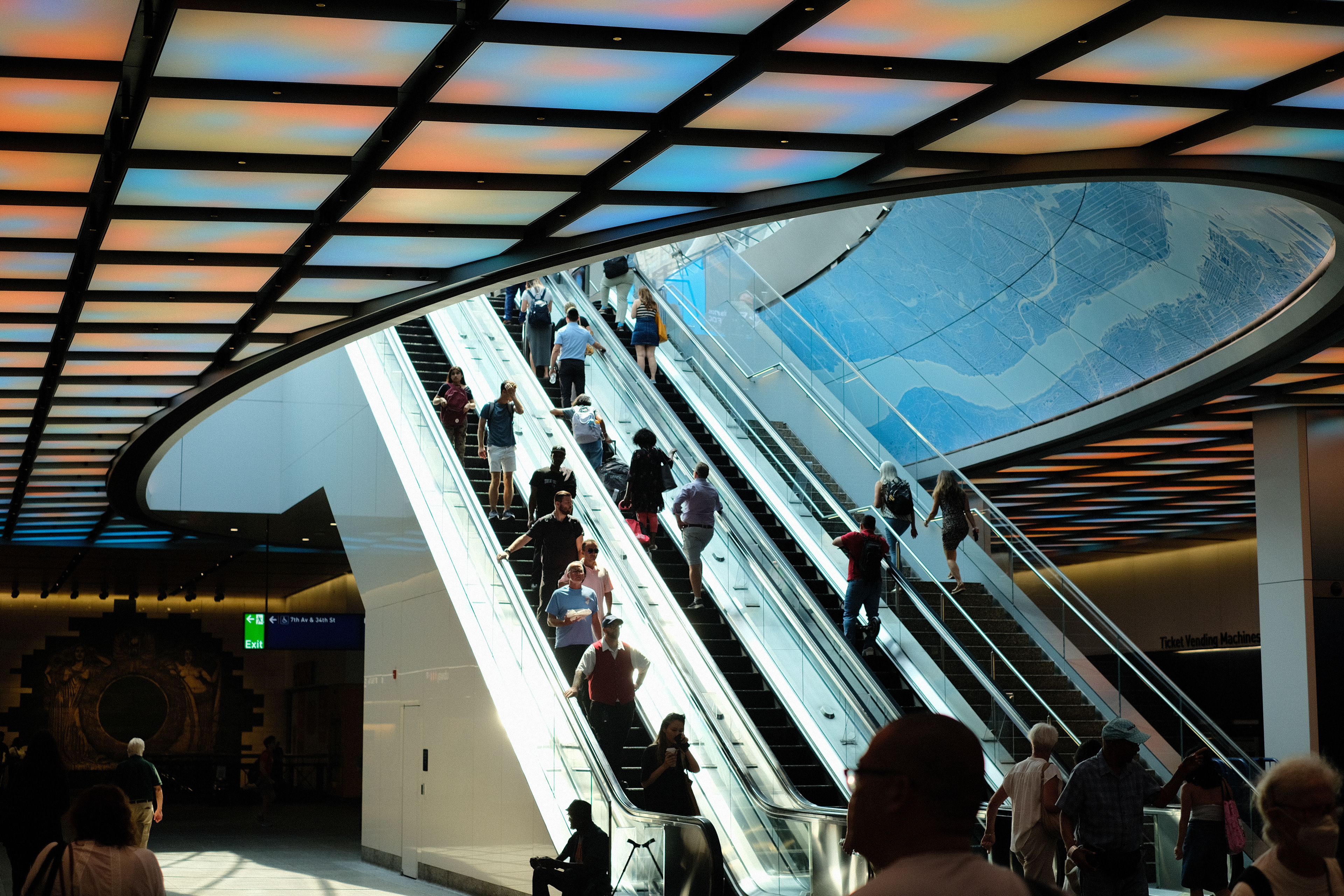 Penn Station escalator