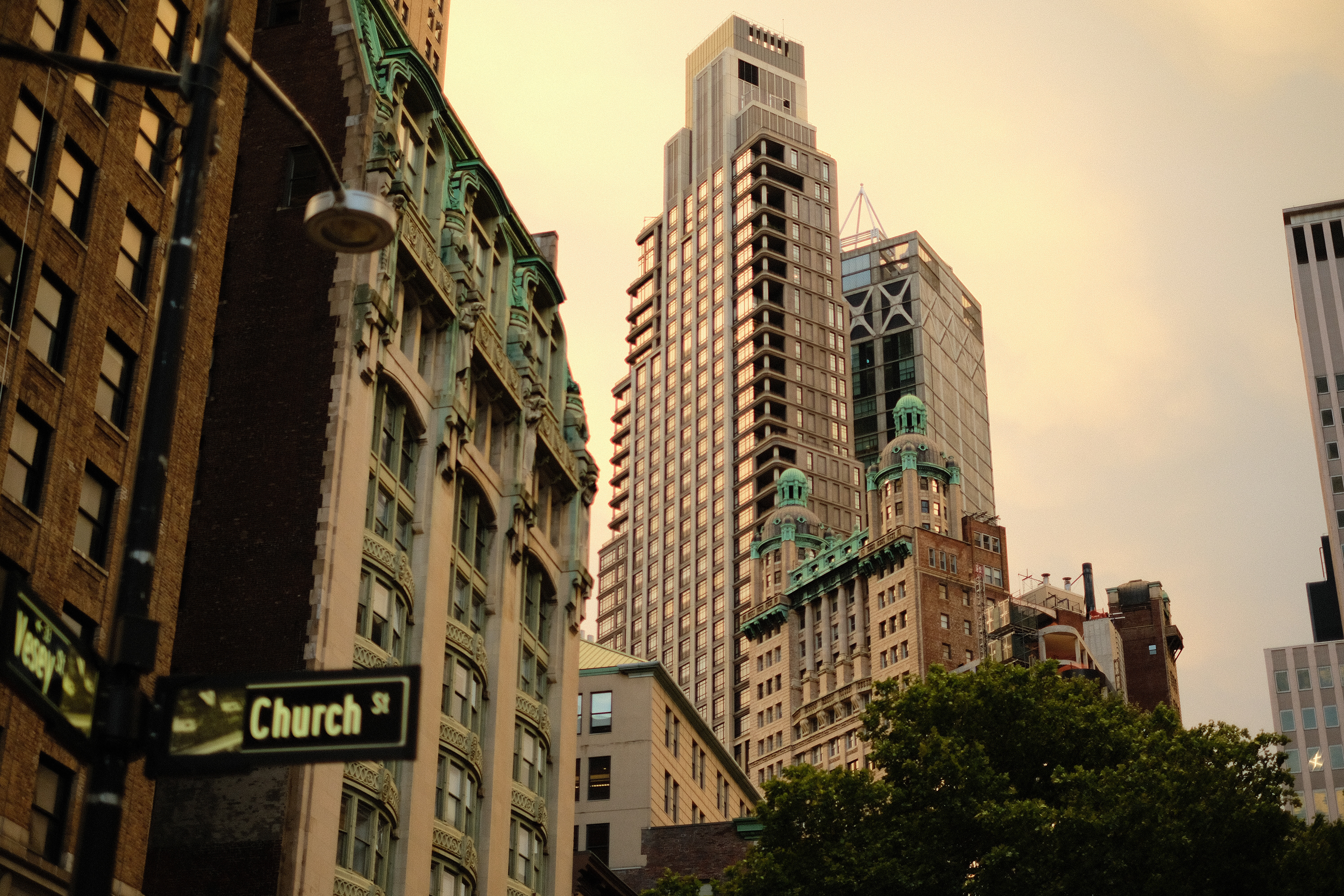 Corner of Church and Vesey