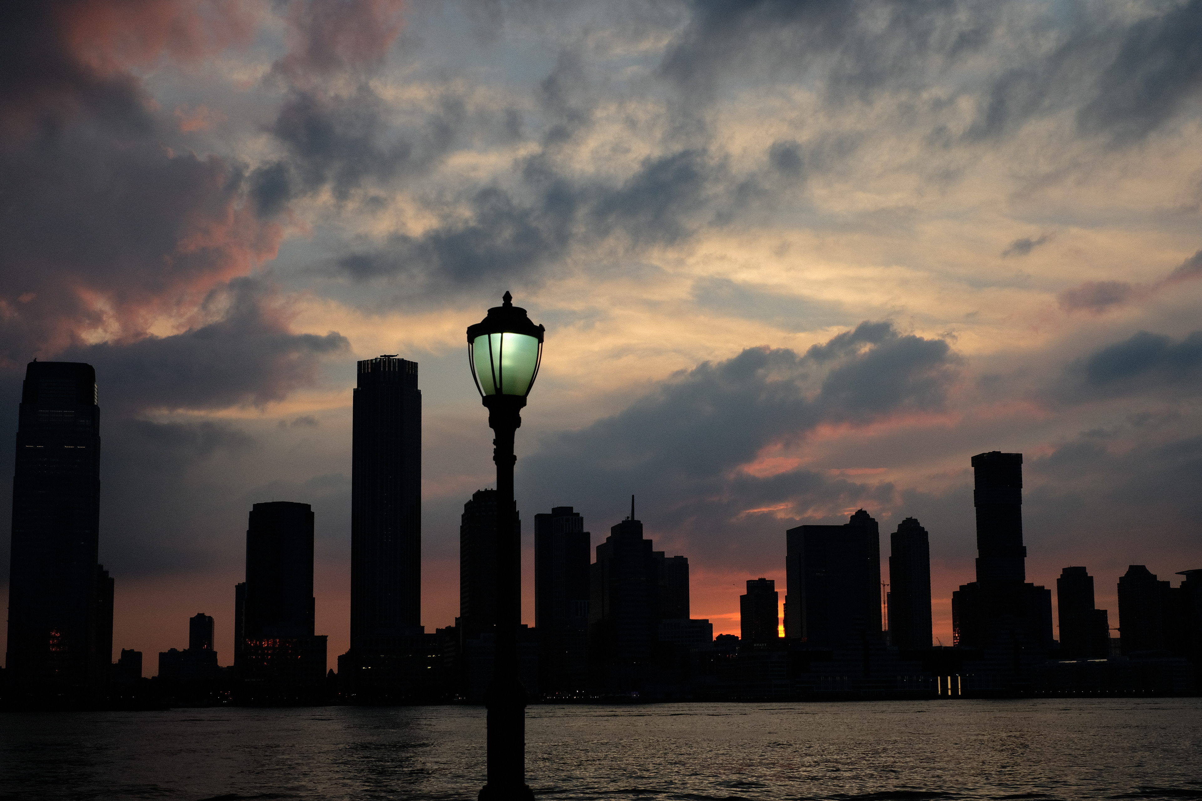 Sunset over Jersey City