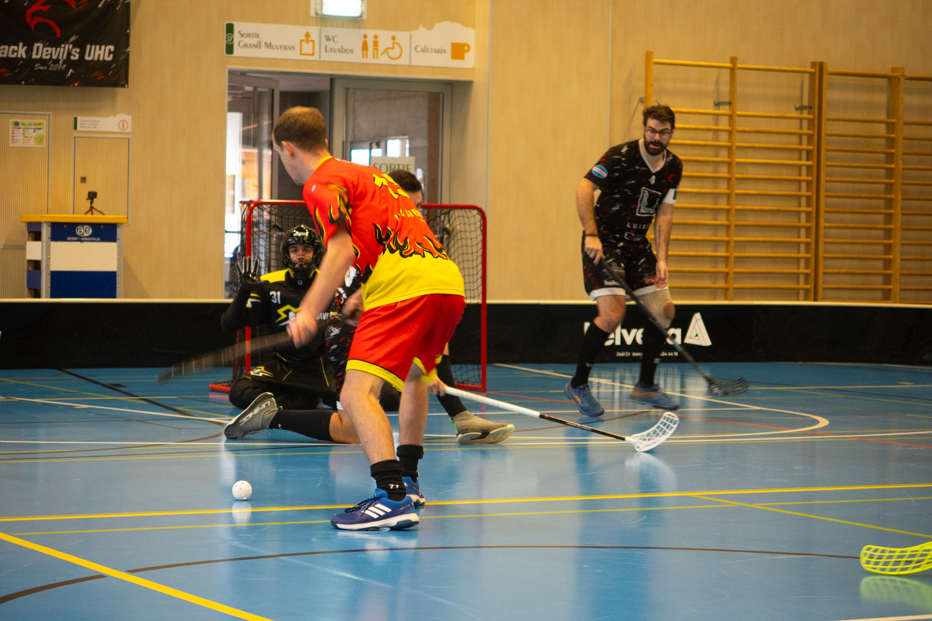 Action de match.
