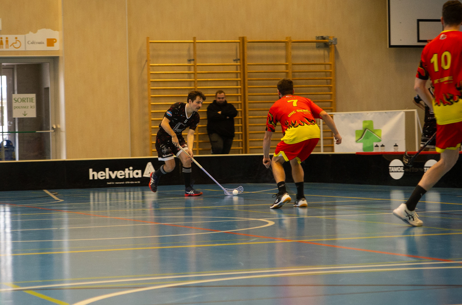 Action de match.
