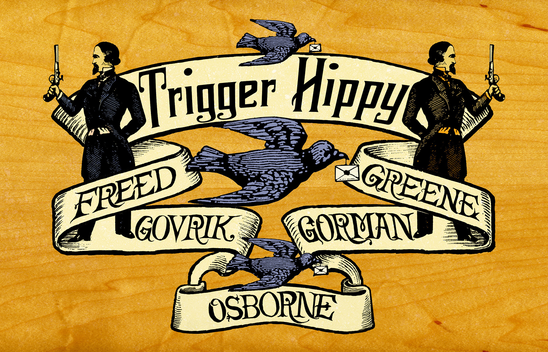 Trigger Hippy's first album had flintlock firearms and messenger birds