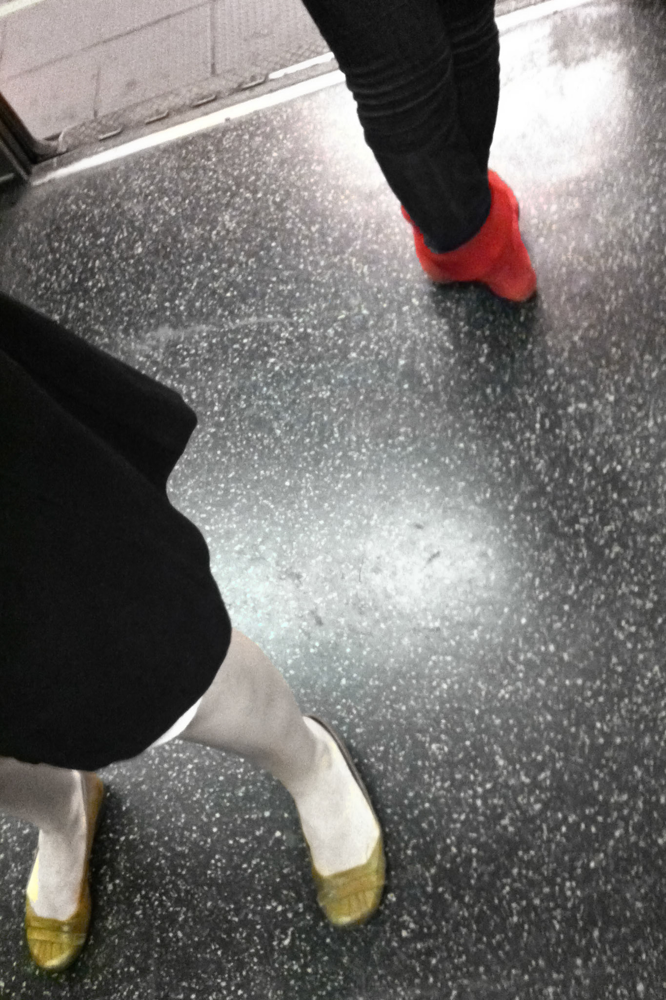 On the Subway.  March 15, 2011