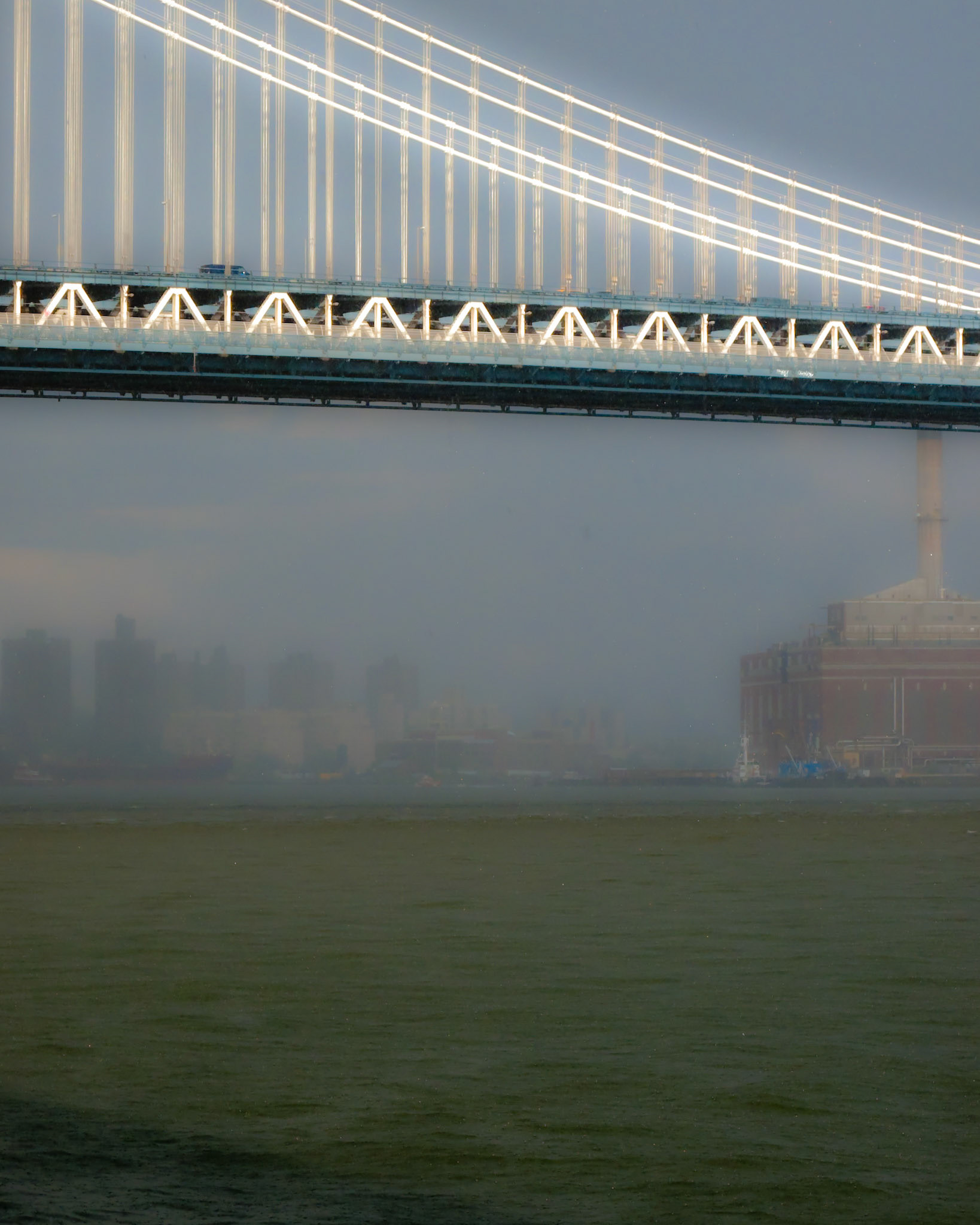 Summer Sunshower, Manhattan Bridge, June 26, 2009