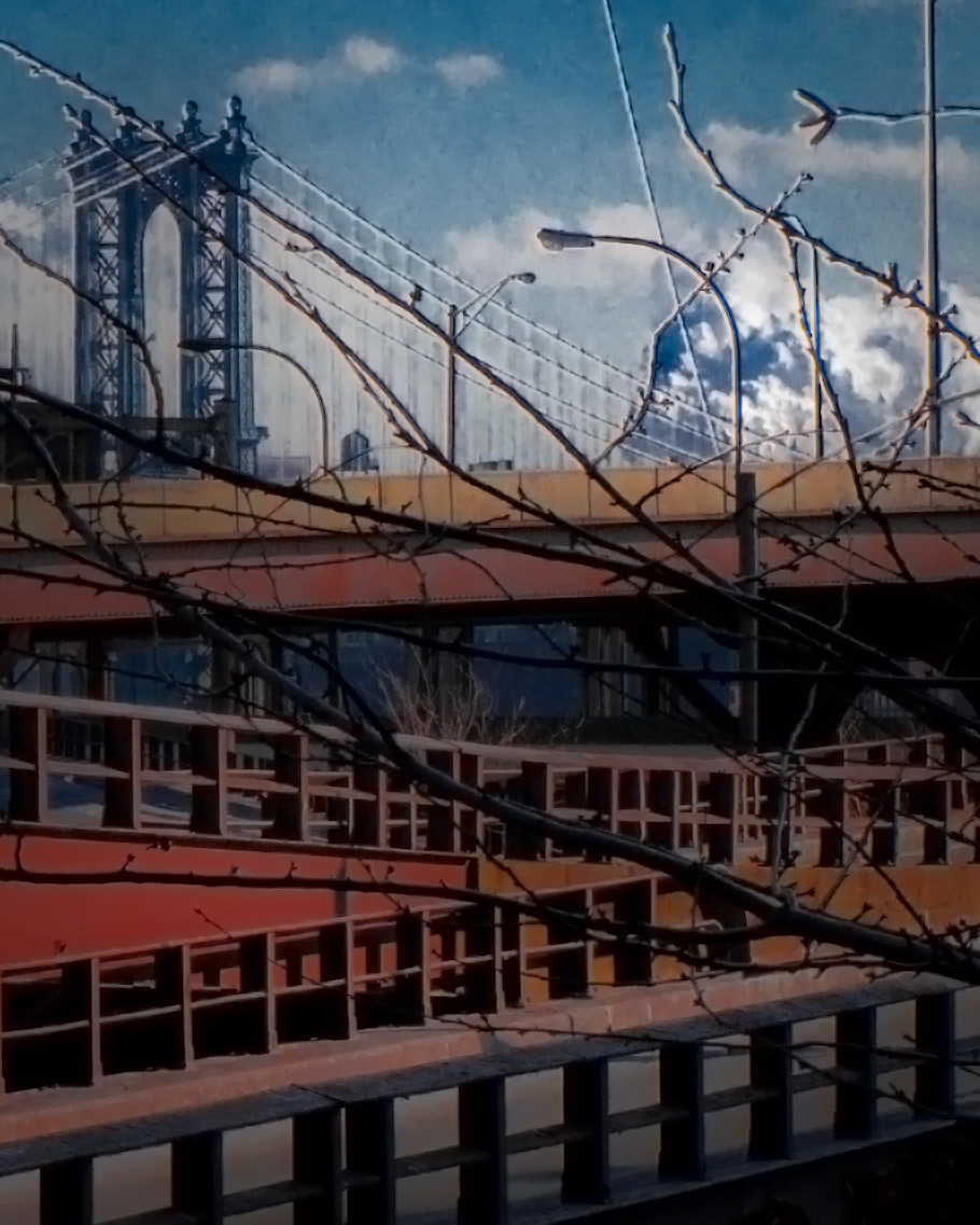 Manhattan Bridge from Dover St., NY '09