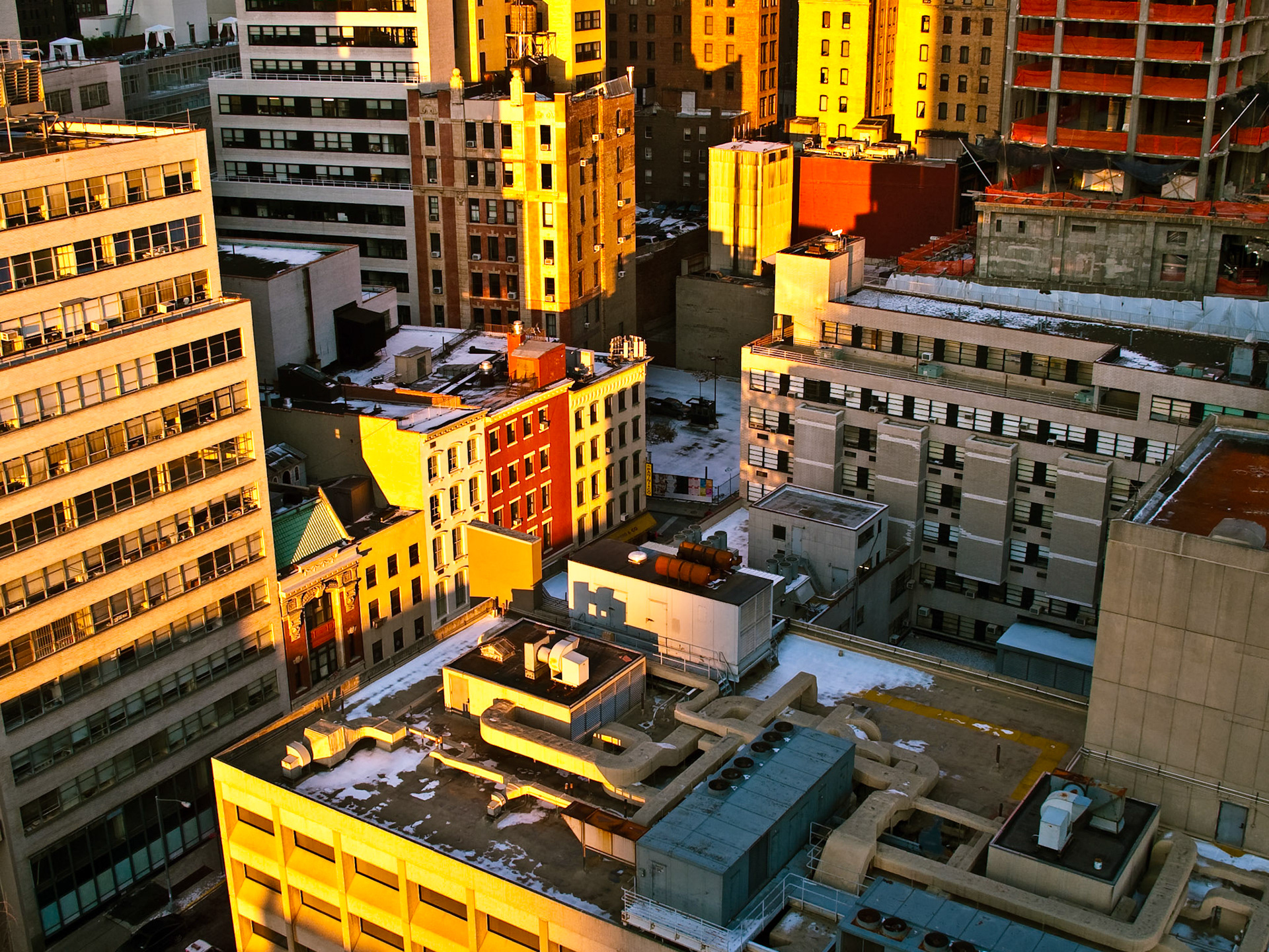 Beekman St. from Balcony, January, '09