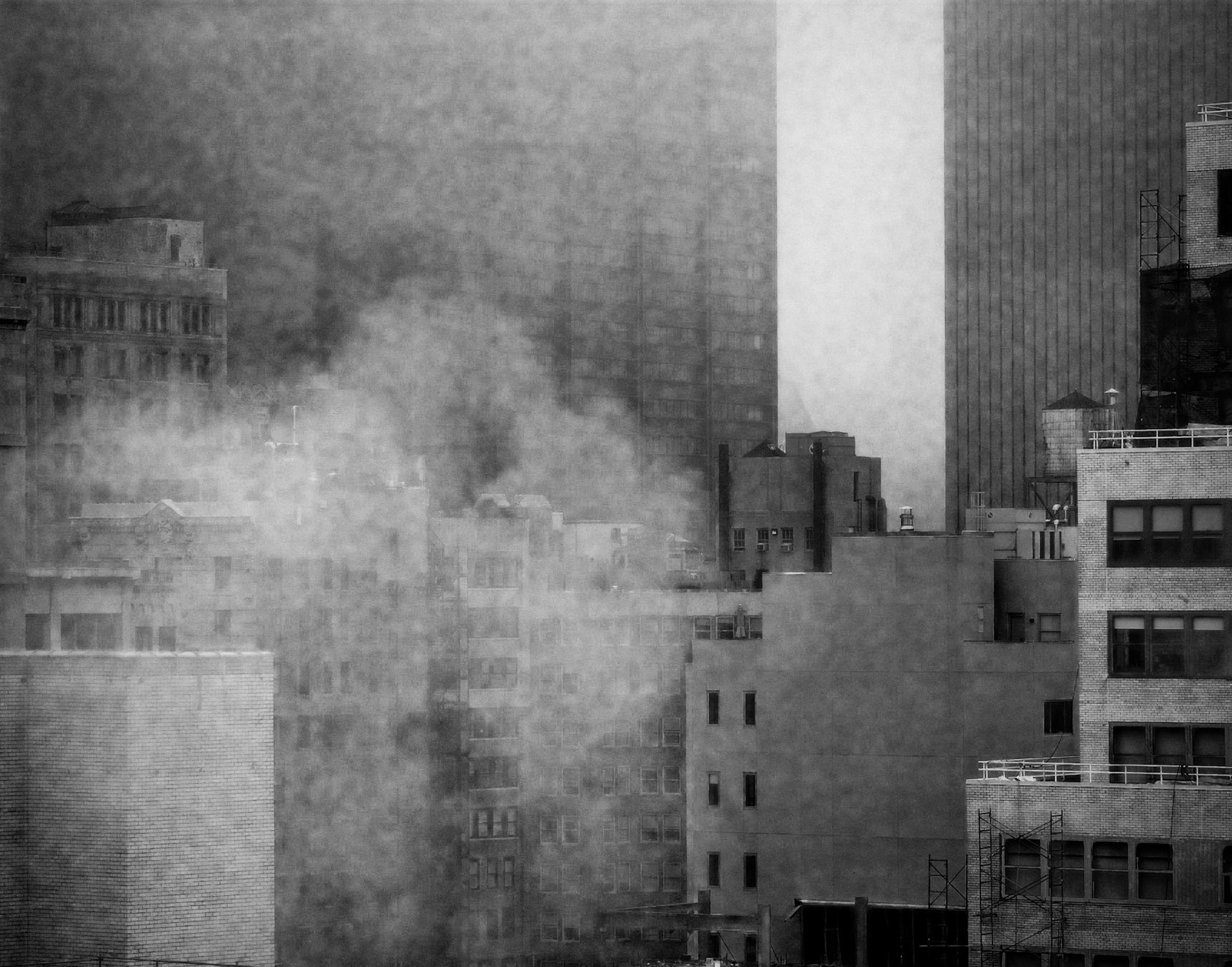 Foggy Morn, Balcony View, August, '07 No. 2