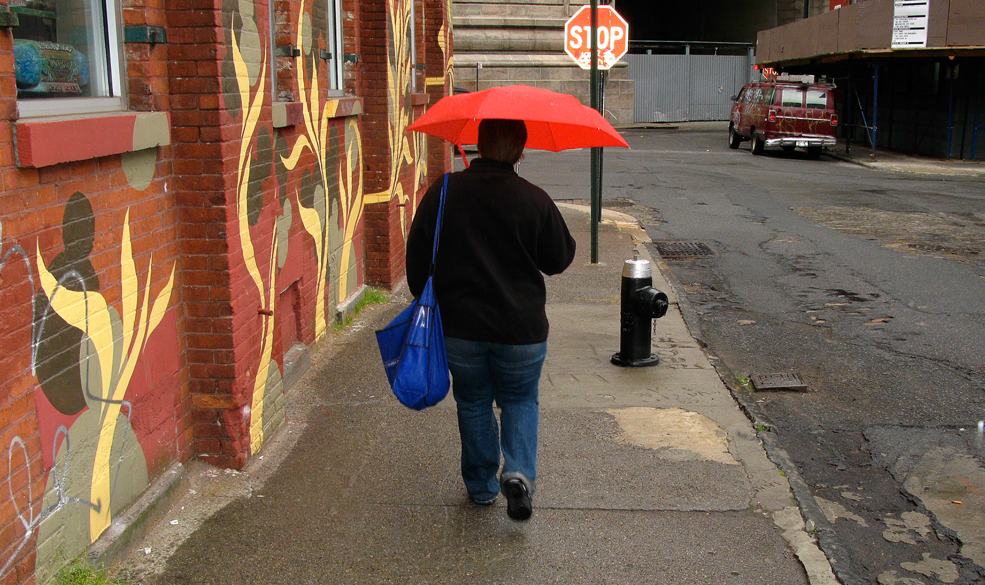 Red Umbrella. DUMBO, '07