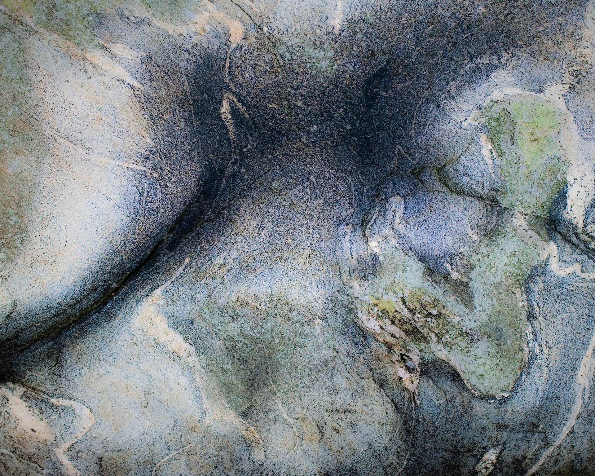 Sea Wall Rockface Study No. 2.  Beacon Hill Beach Colony. May 14, 2010