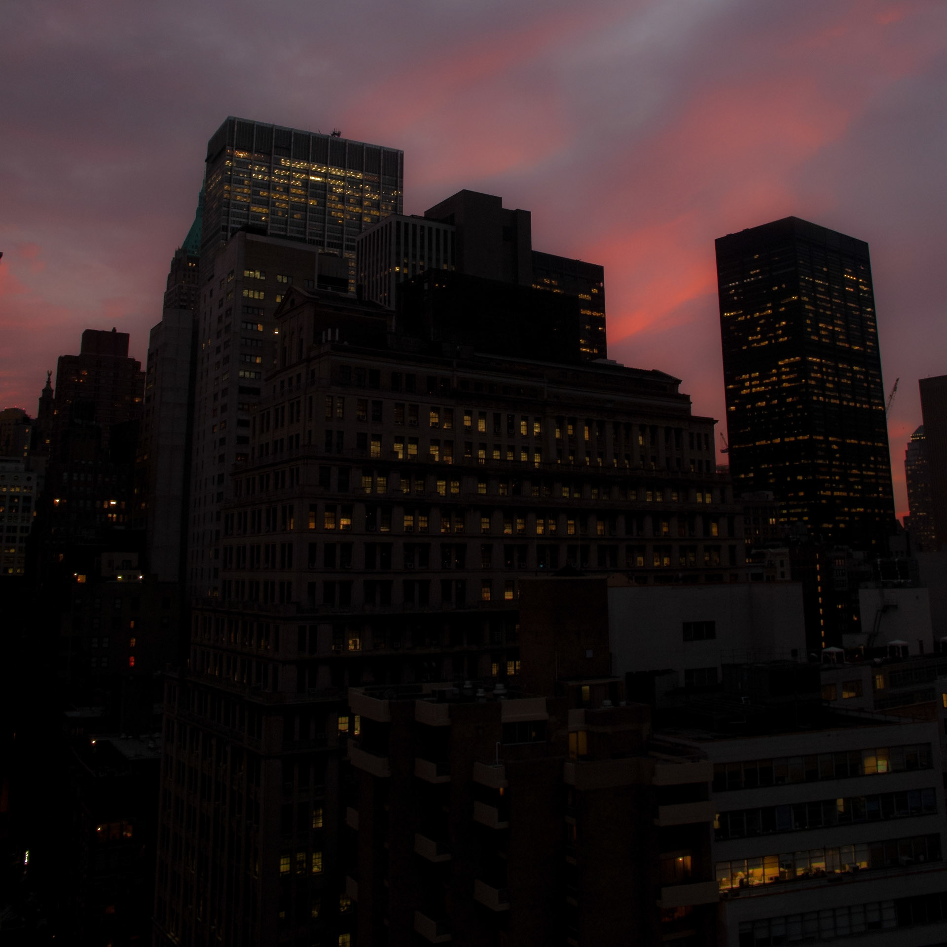 Lower Manhattan at Dusk, March, '09