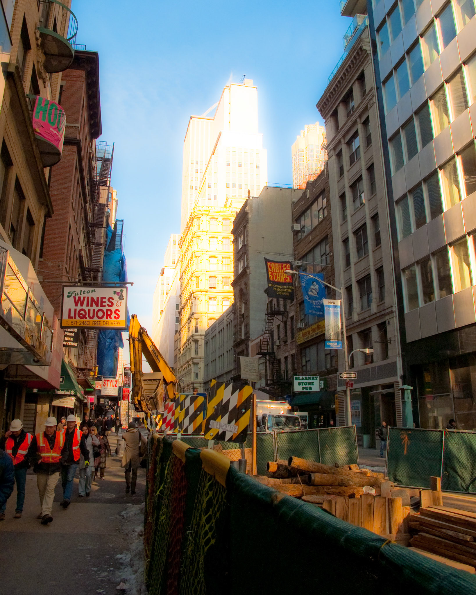 Friday Morning, Fulton St., NY '09